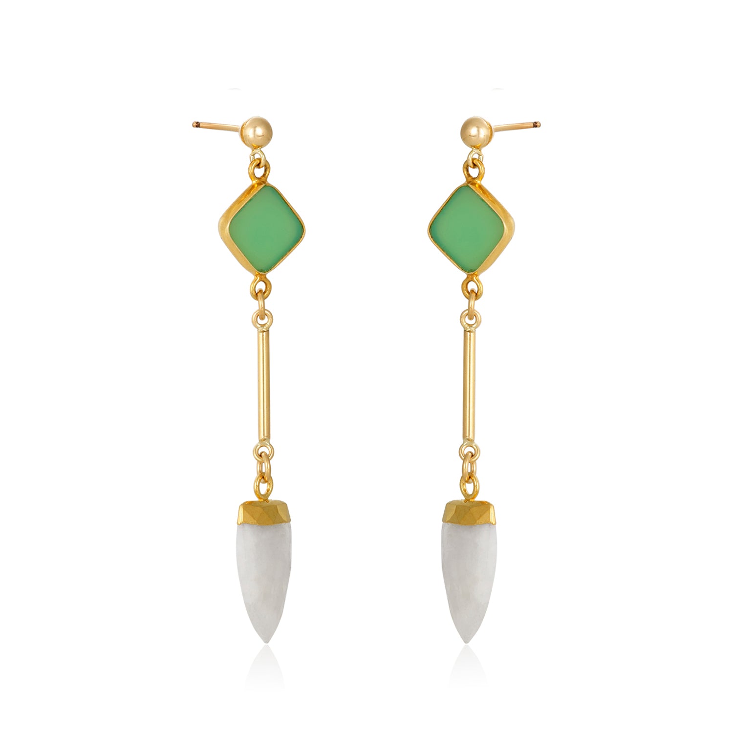 Cube & Arrow Earrings