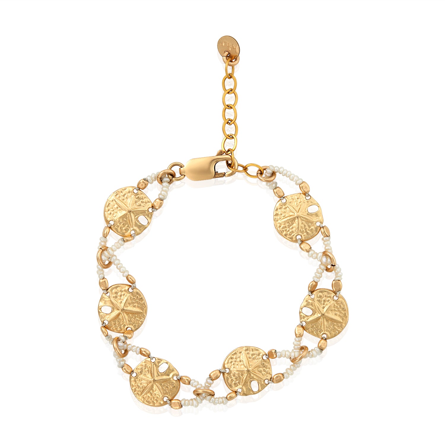 Sand Dollar Pearl Bracelet