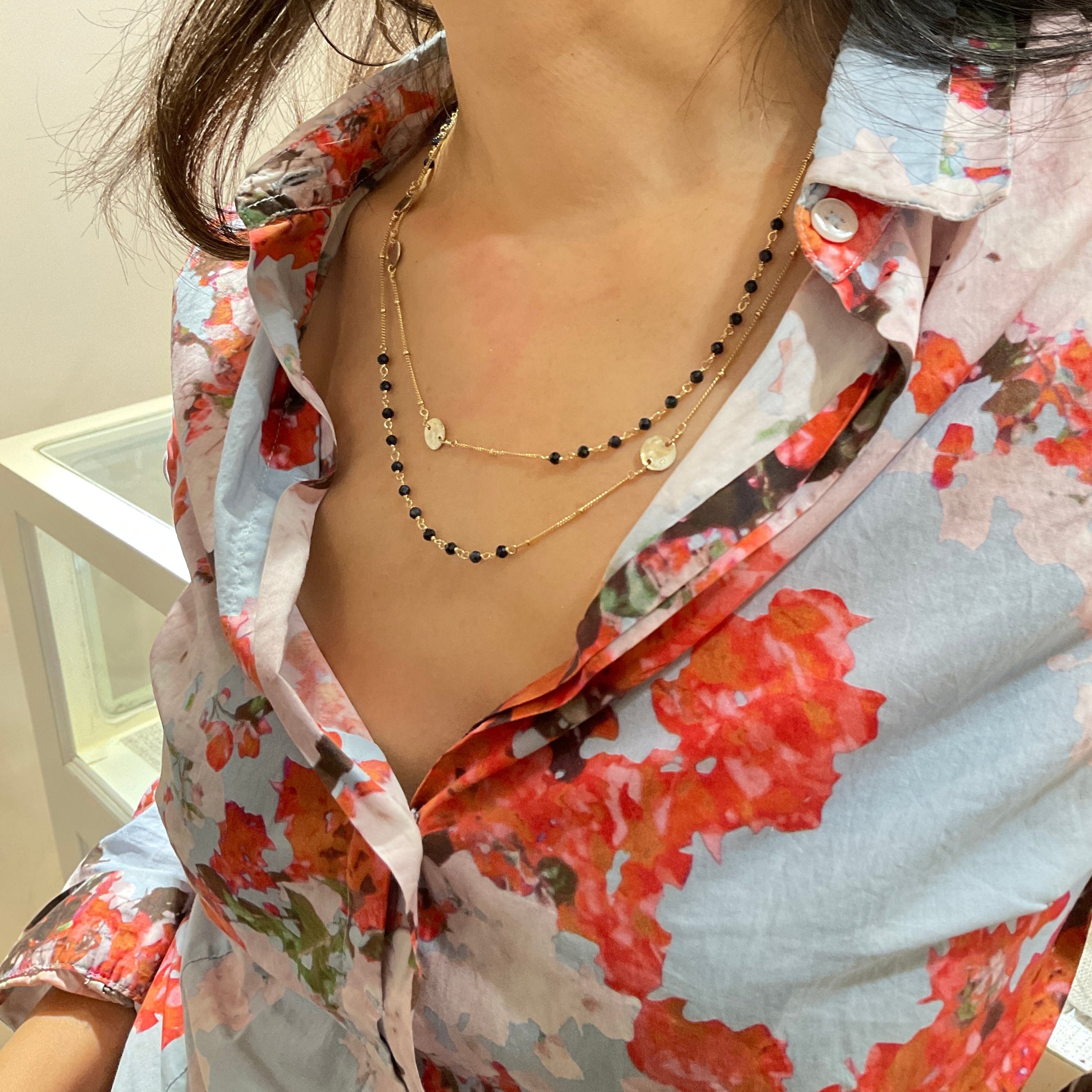 Scarlet Night Long Necklace