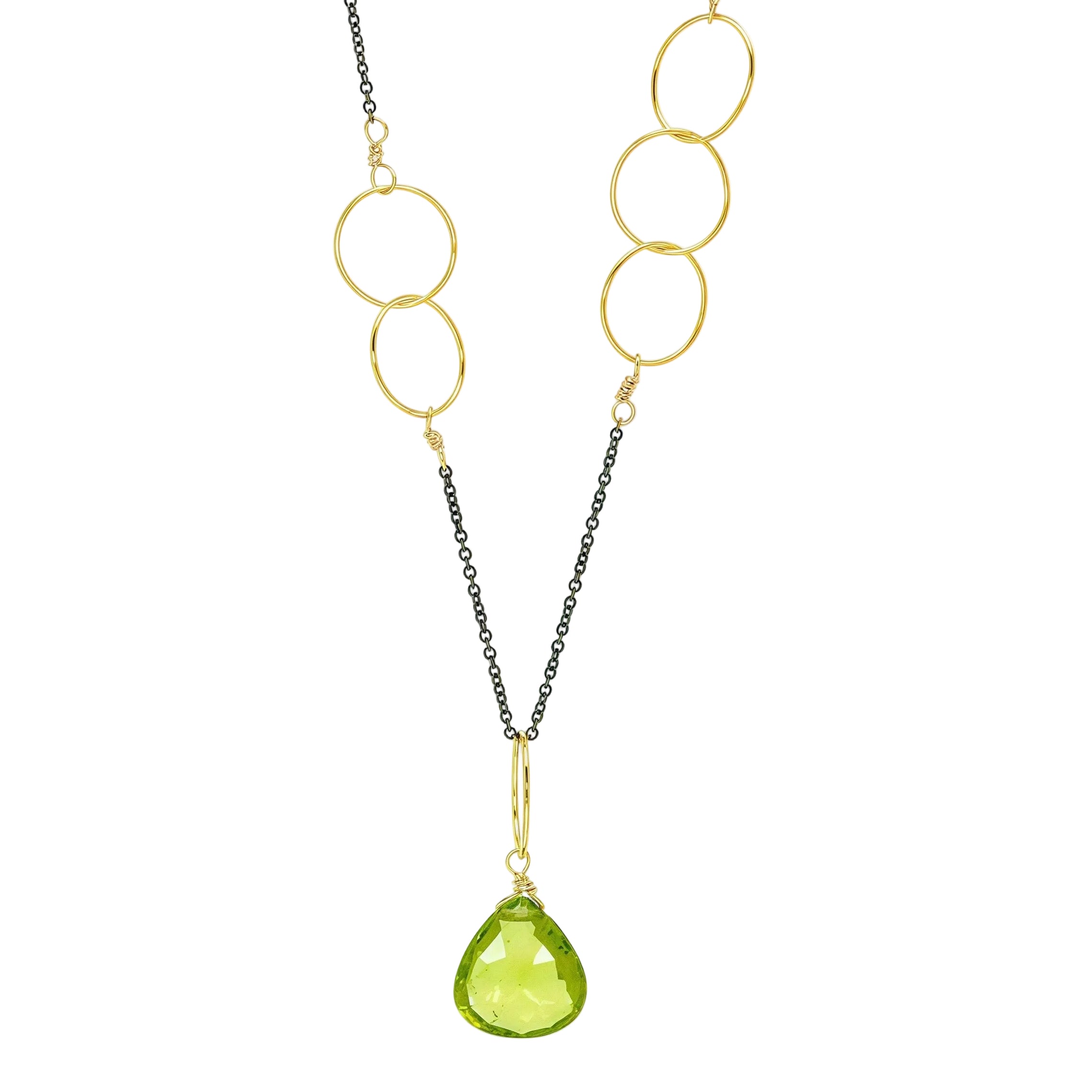 Jennifer Gem Necklace -Peridot