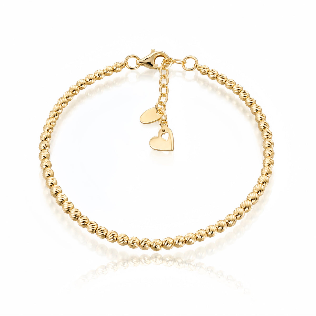 Sparkly Nugget Bracelet 14k