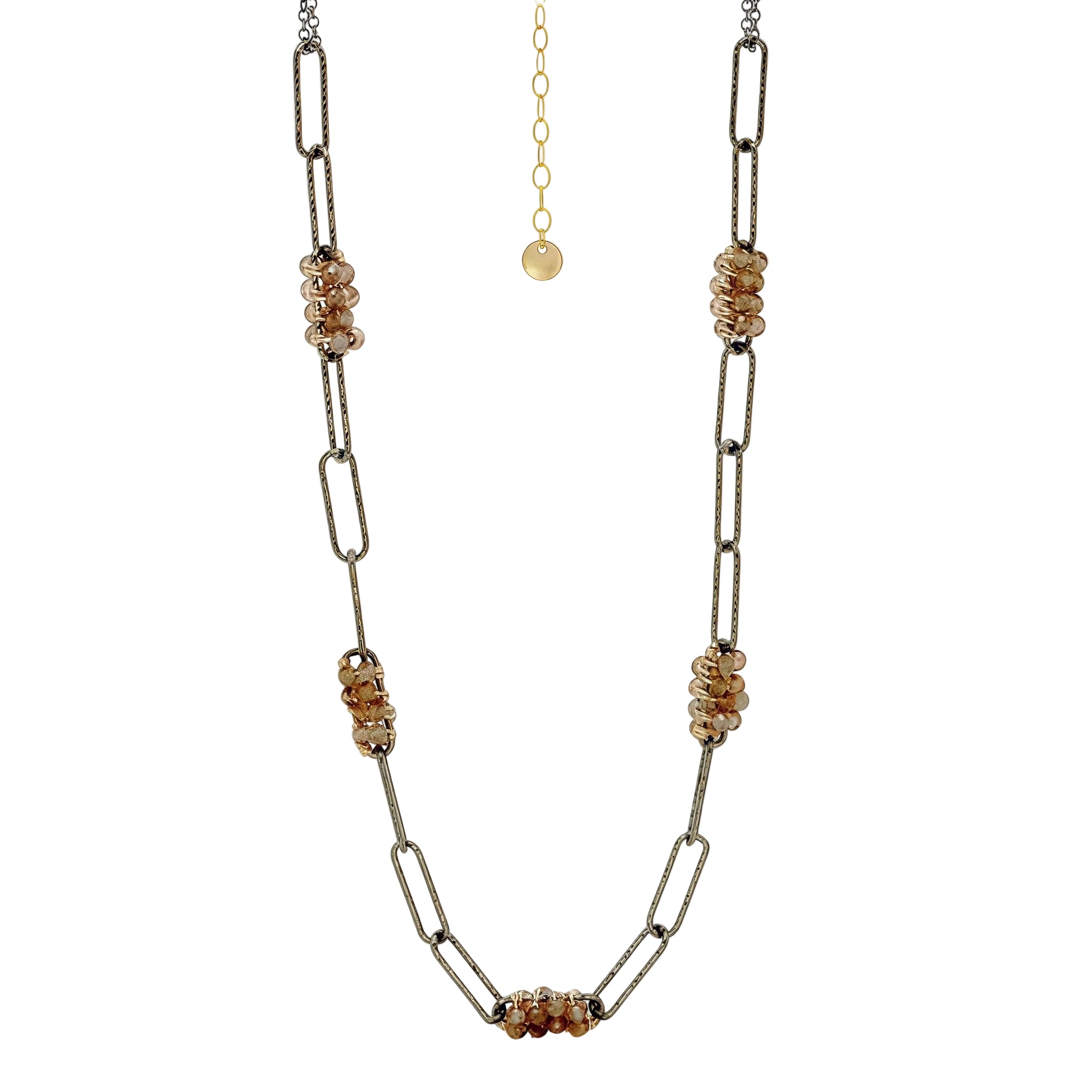 Polina Silver Necklace-Andalusite