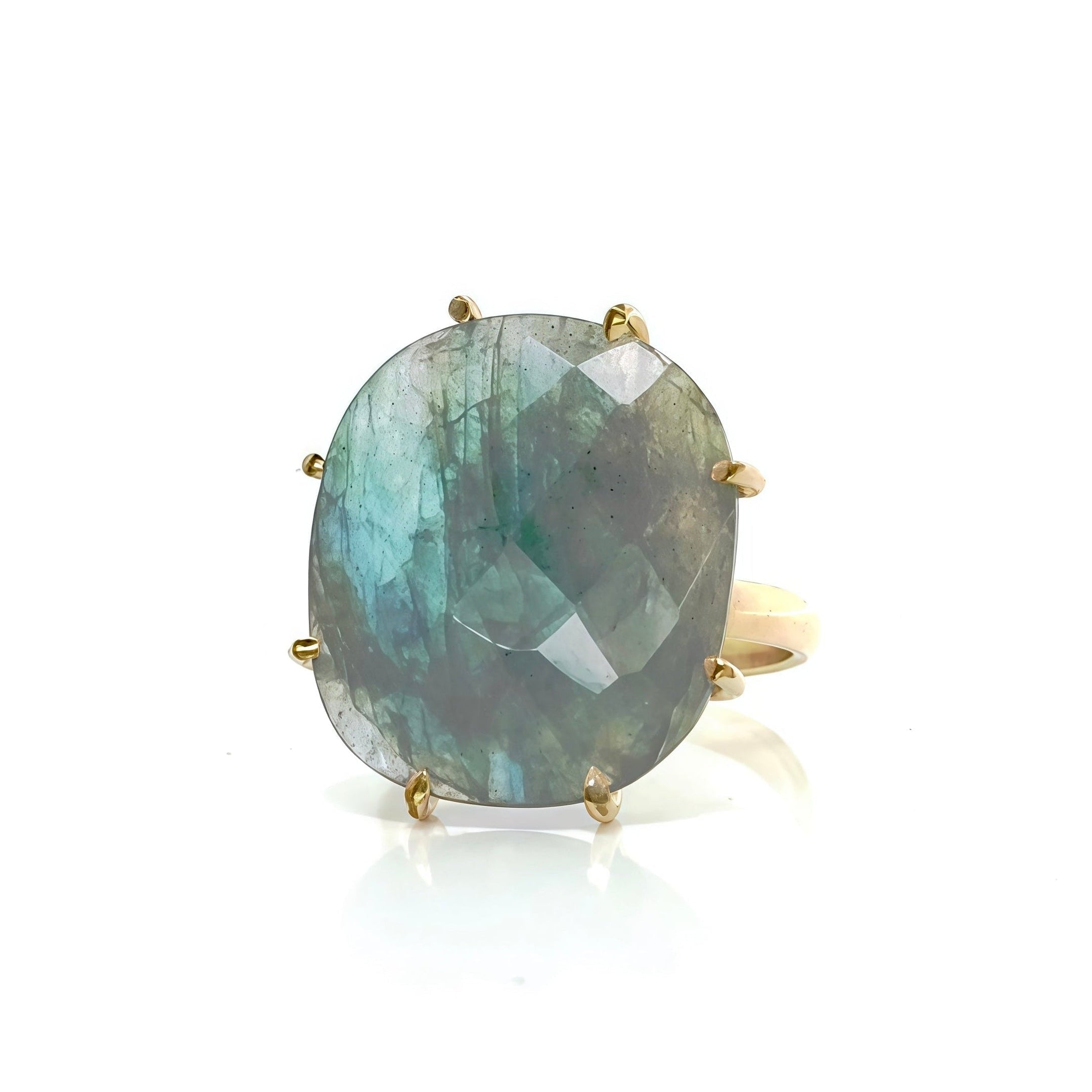Carol Puffy Labradorite Ring