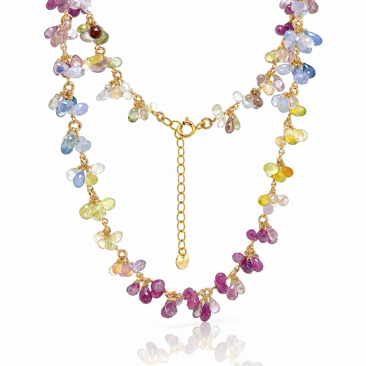 San Francisco Heart Necklace -Sapphire
