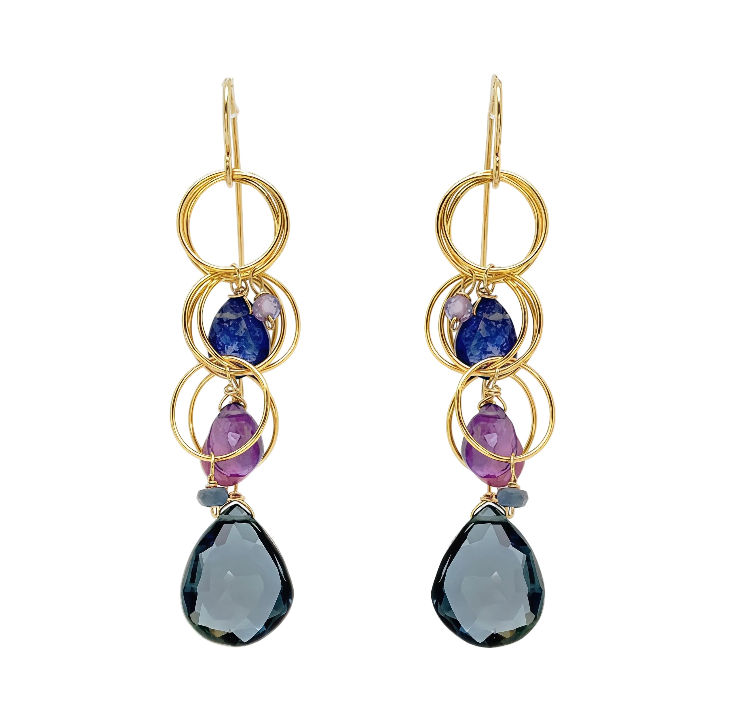 London Blue Tranquility Earrings - London Blue
