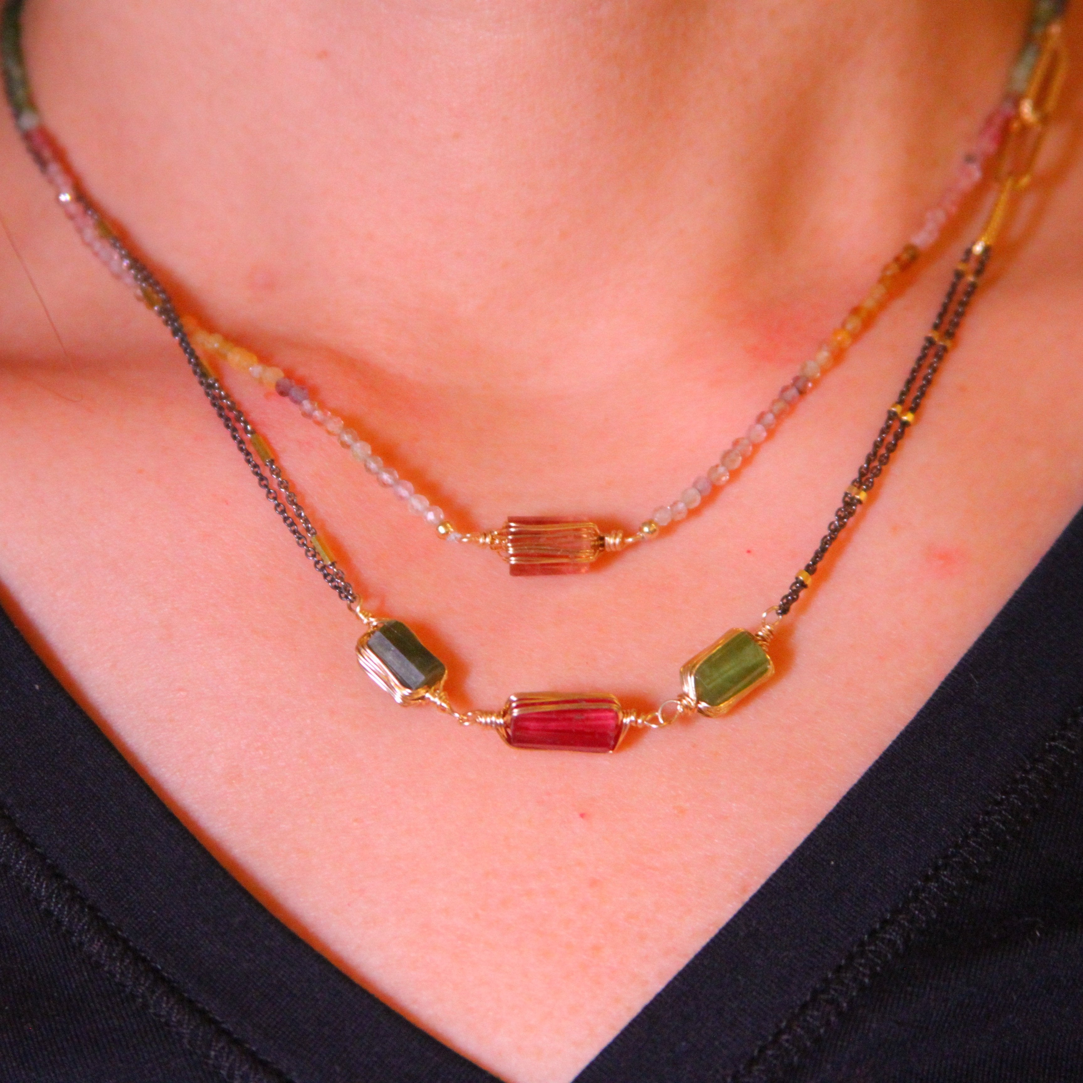Rosie Mini Tourmaline Necklace
