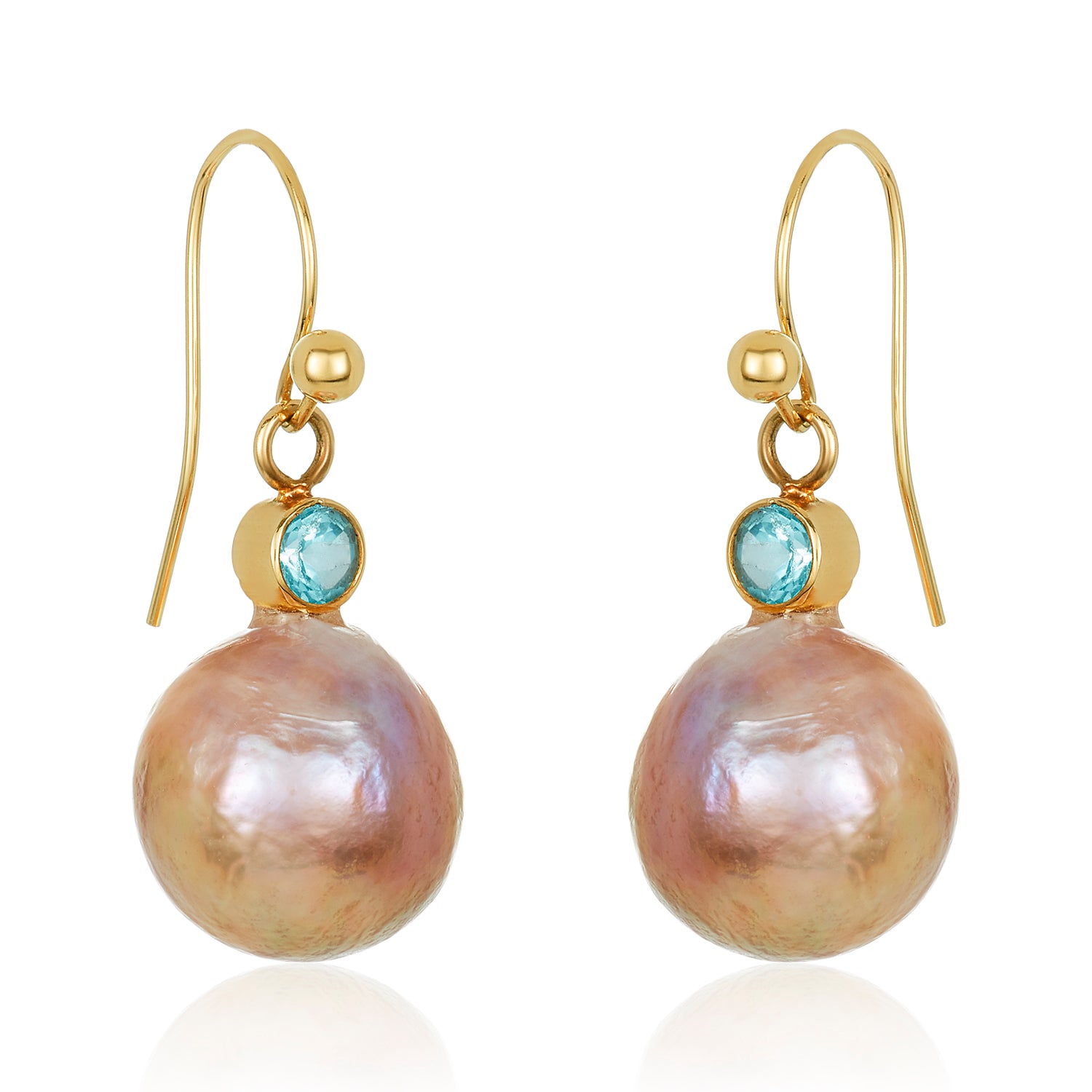 Gem And Pearl Earrings