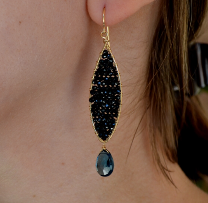 Midnight Moon Earrings