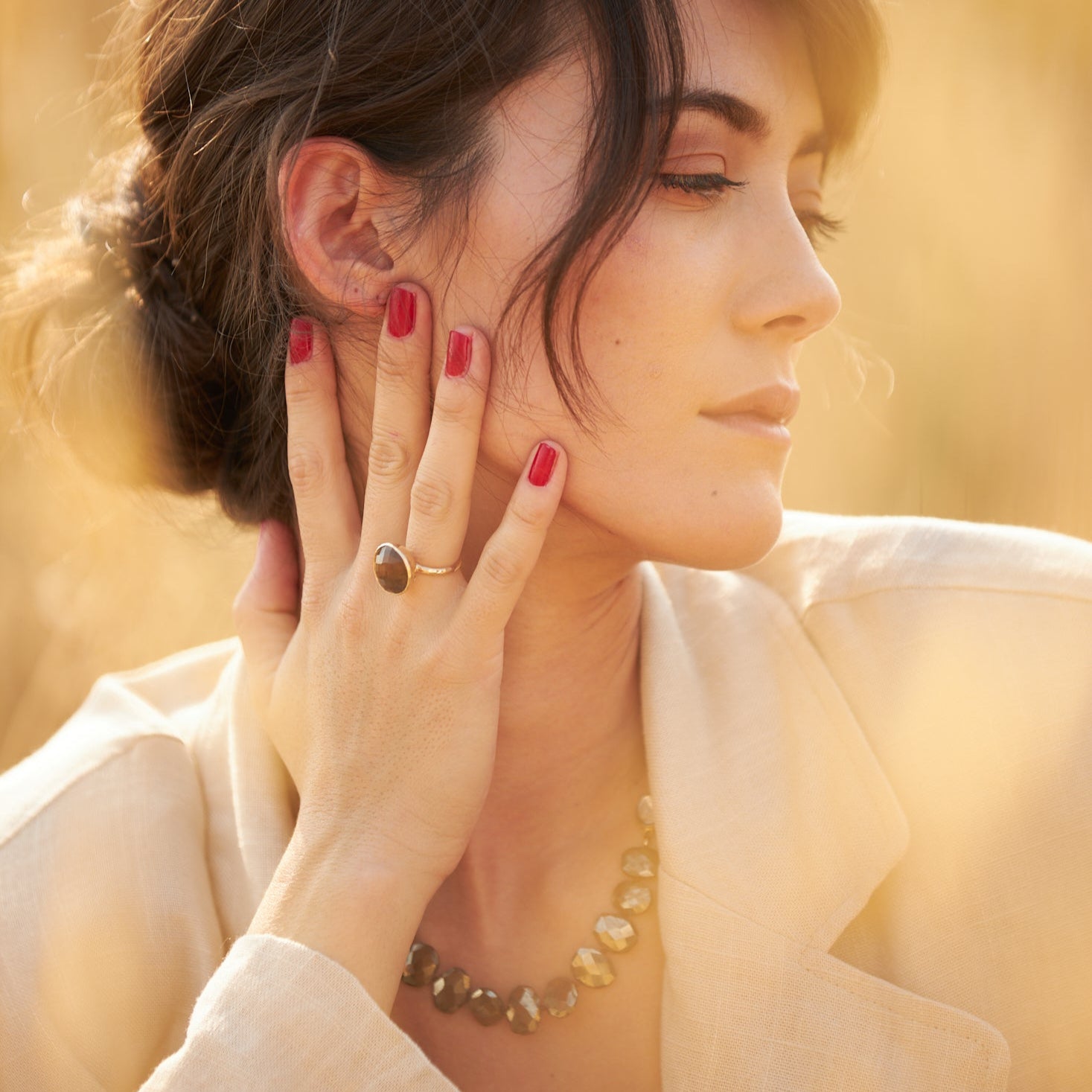 Smokey Quartz Ring