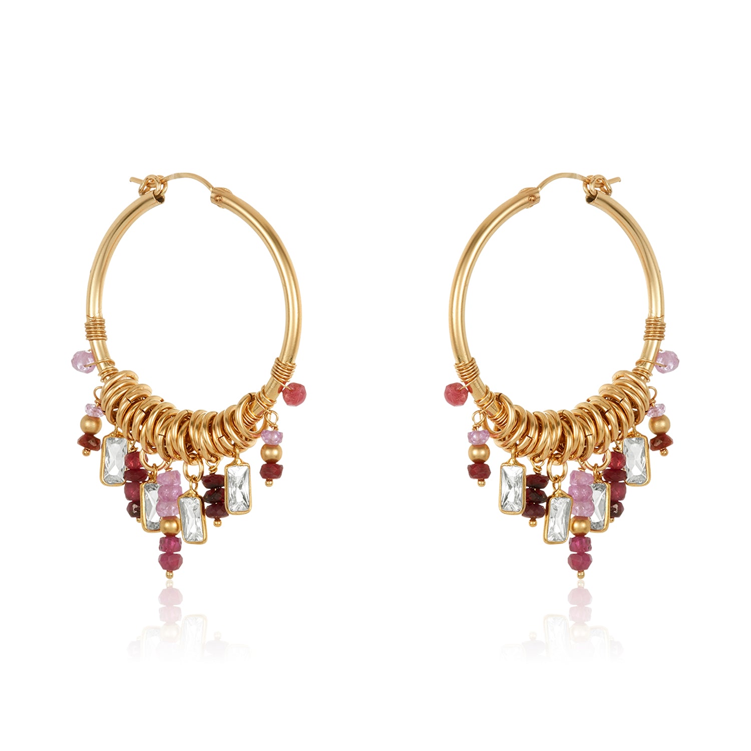 Spring Hoops-Earrings