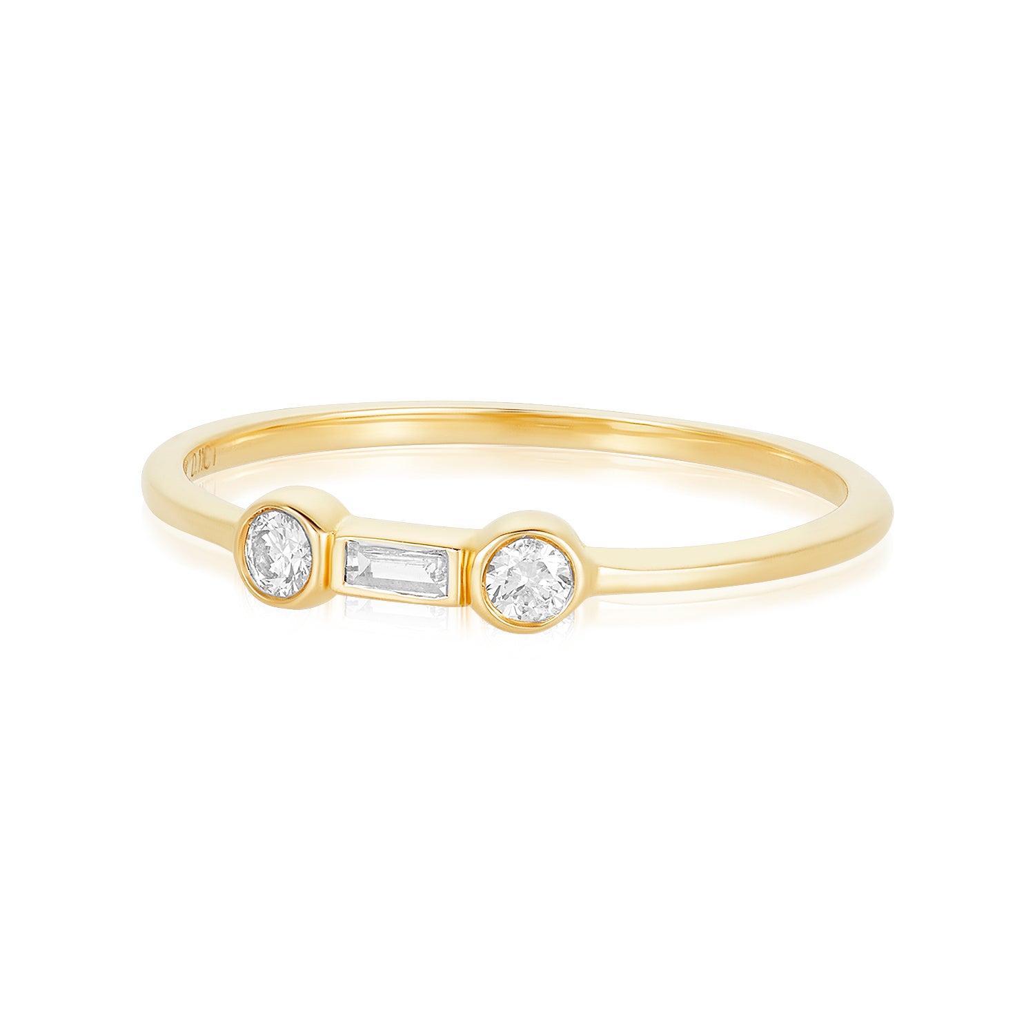 Art Deco Dainty Diamond Ring