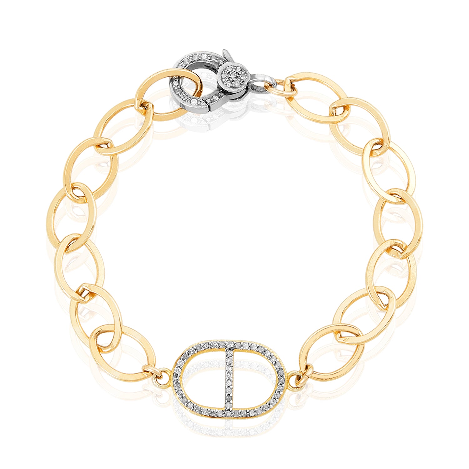 Sector Diamond Gold Bracelet