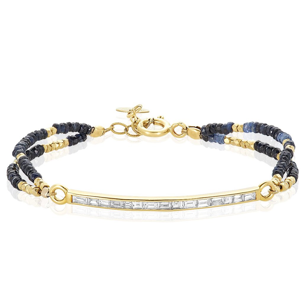 Connection Bracelet in Sapphire and Diamonds