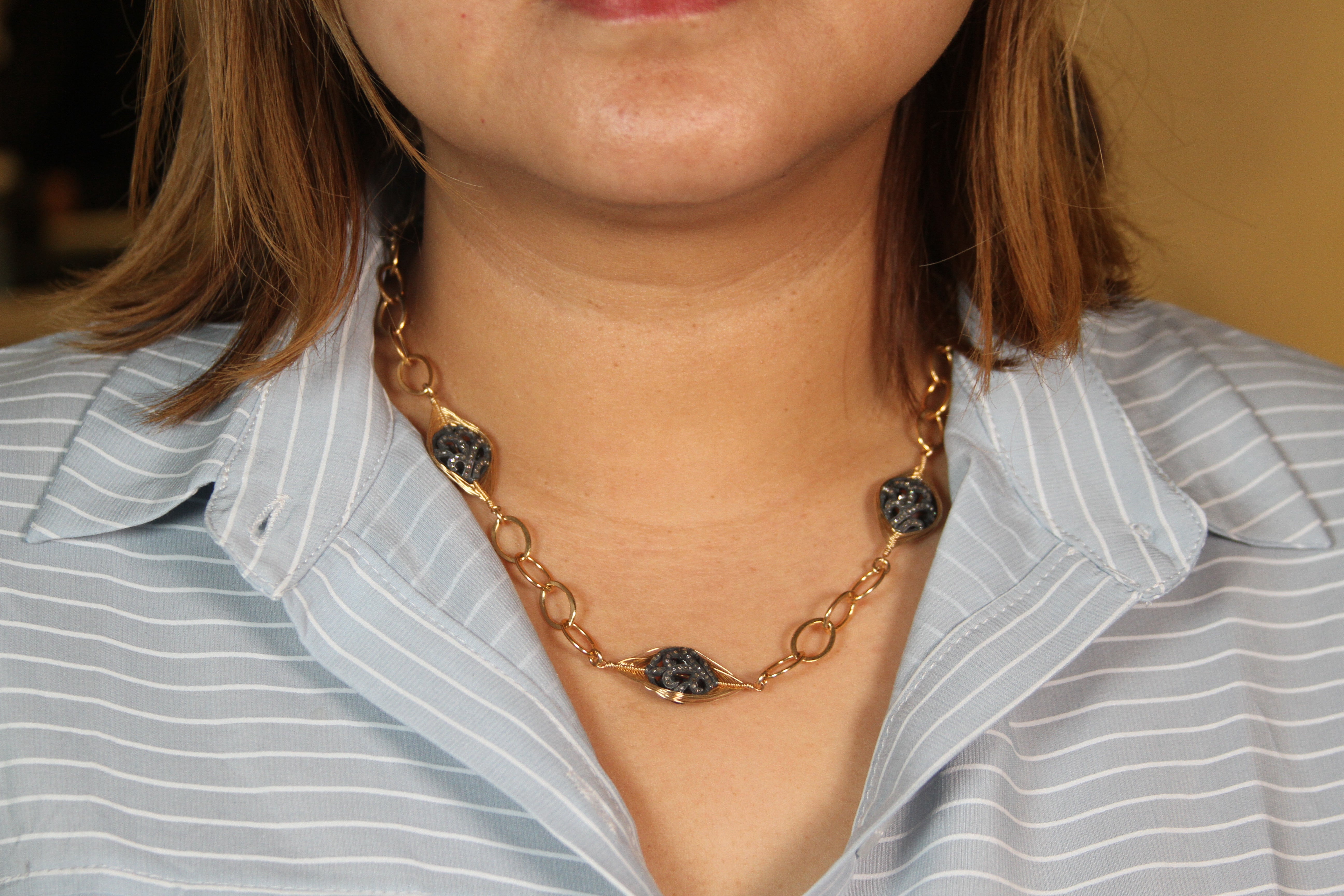 Megan Link Chain Gold Necklace