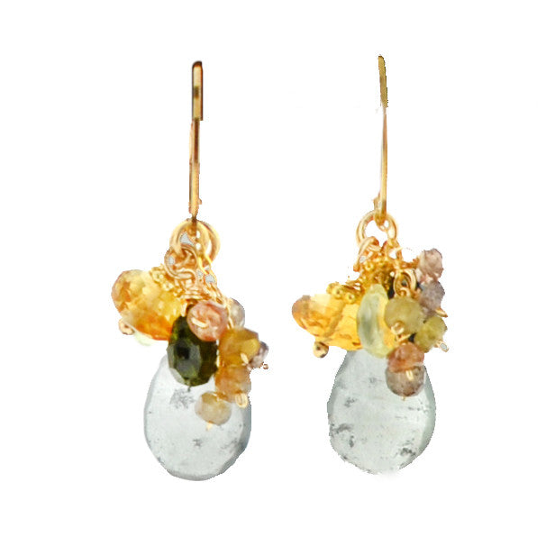Up/Downtown earrings in Moss Or Citrine
