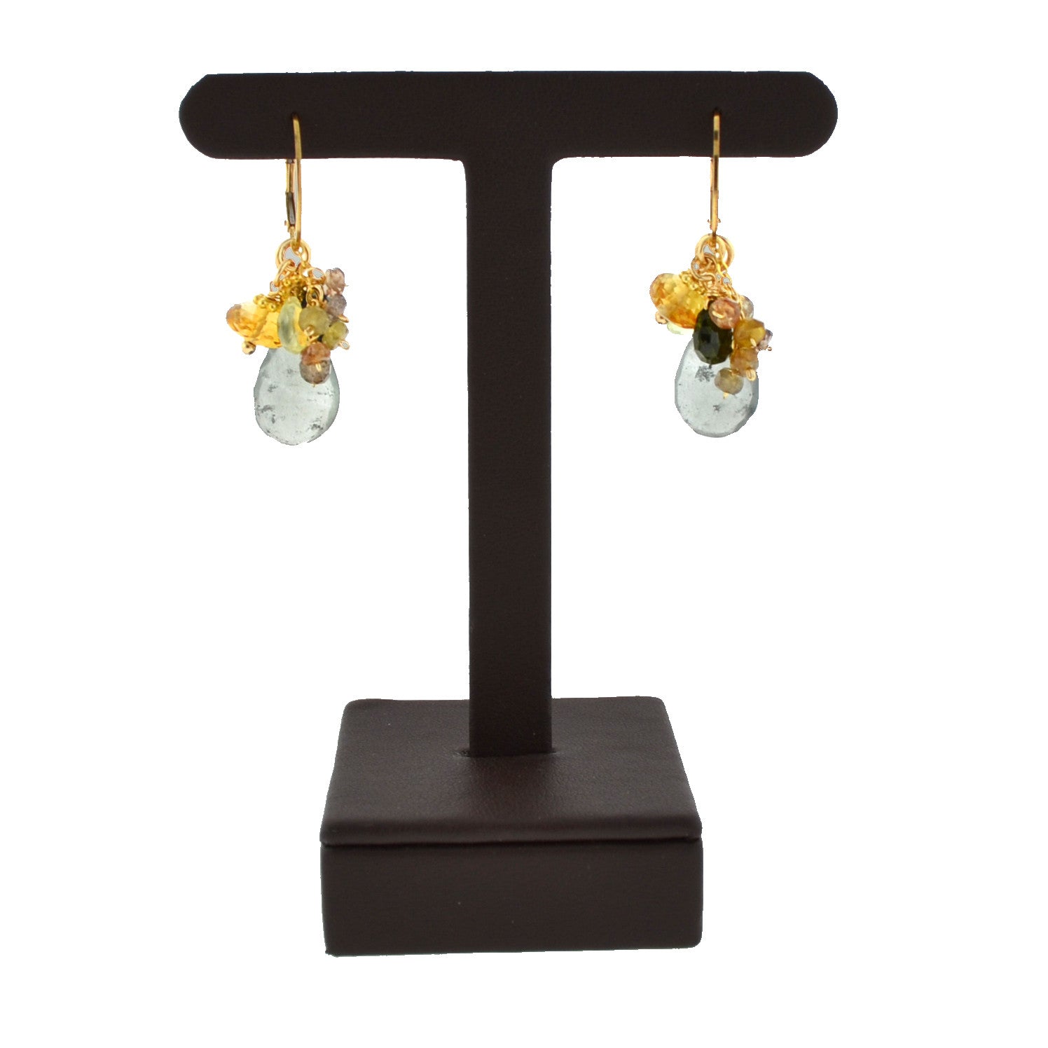Up/Downtown earrings in Moss Or Citrine