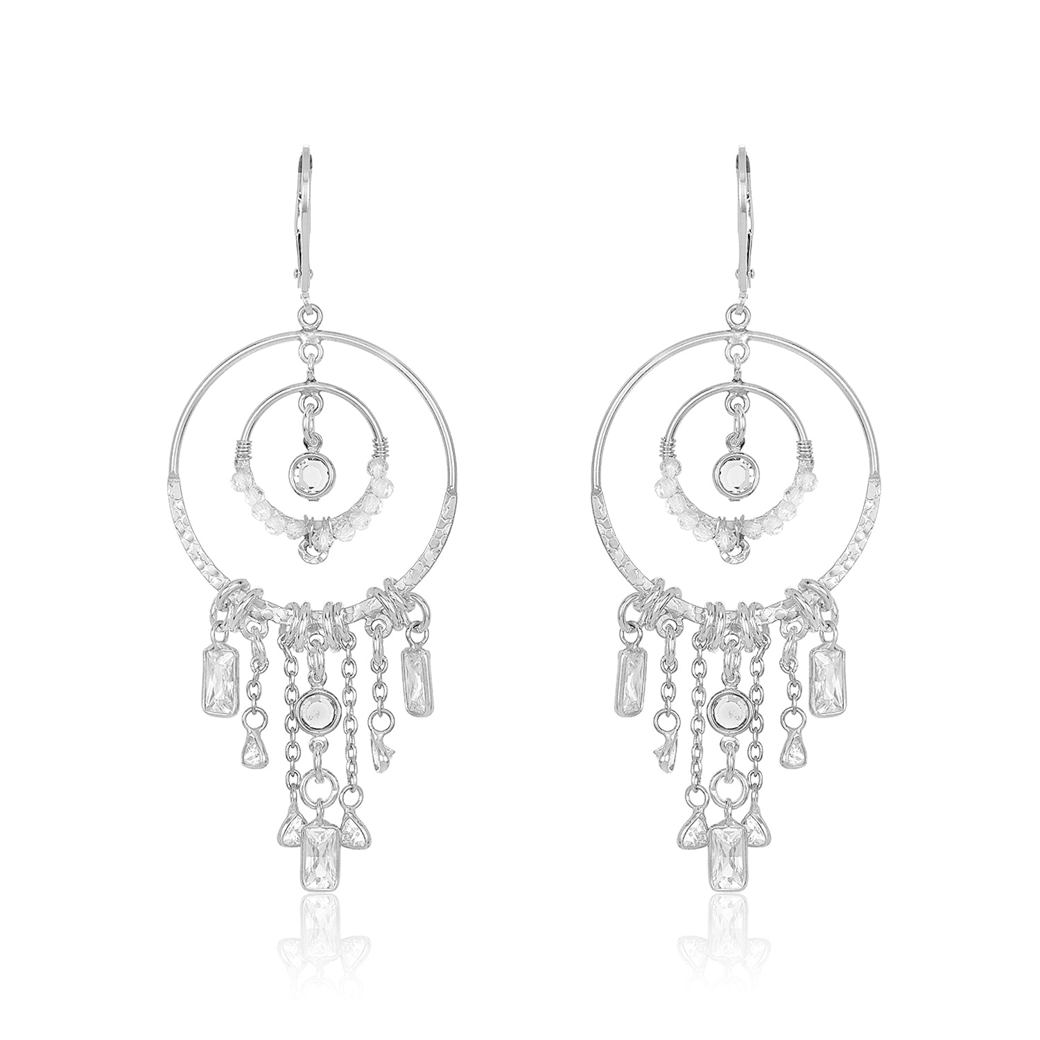CZ Chandelier Earrings