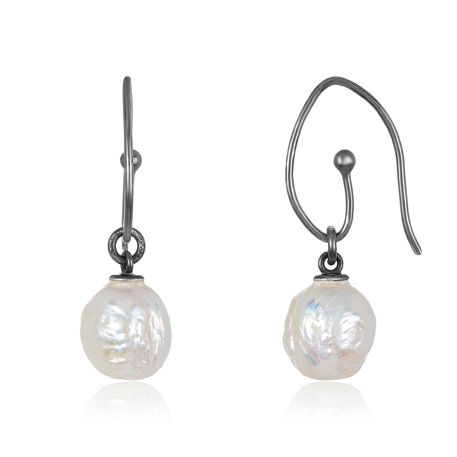 Swirly Pearly Earrings