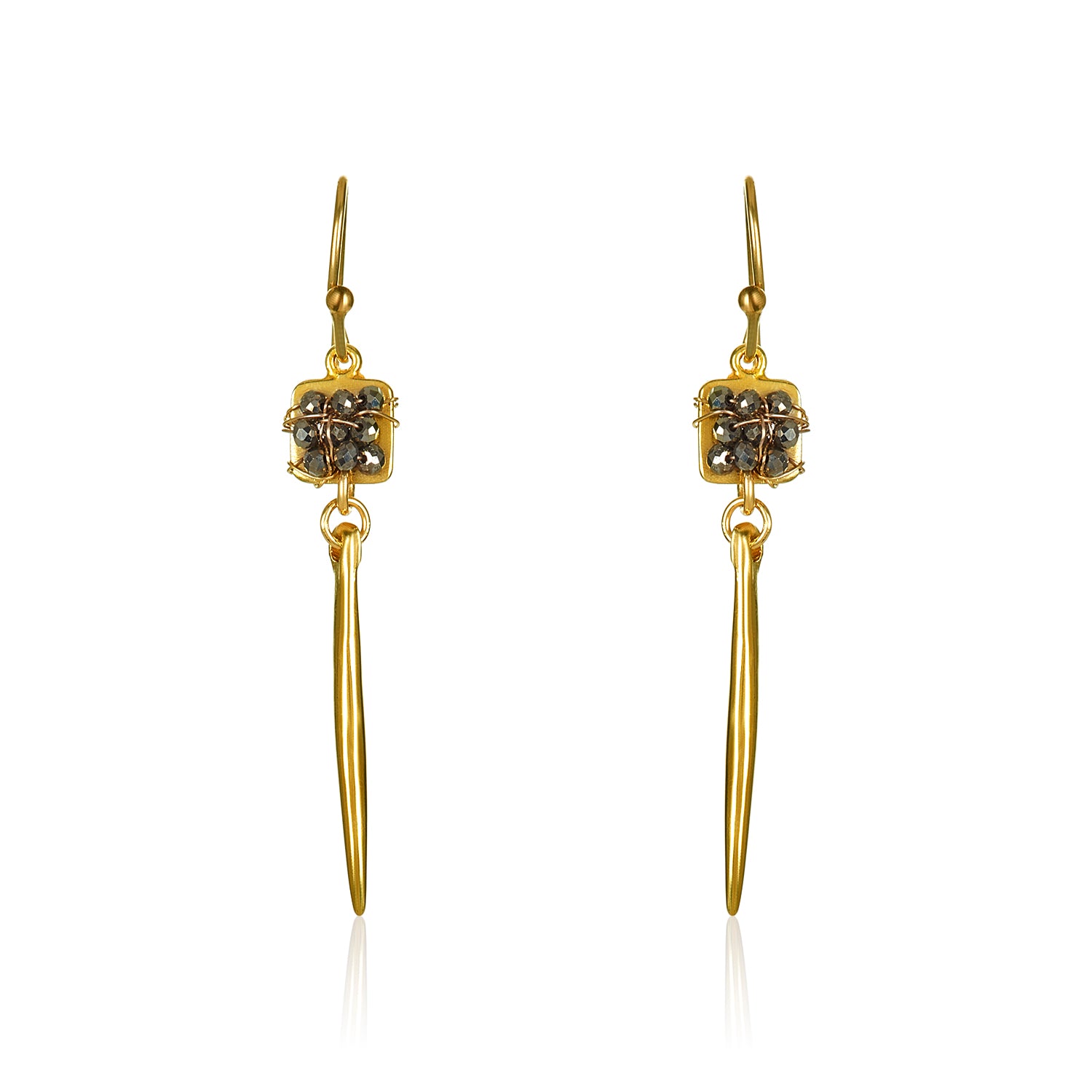 Domino Spike Earrings