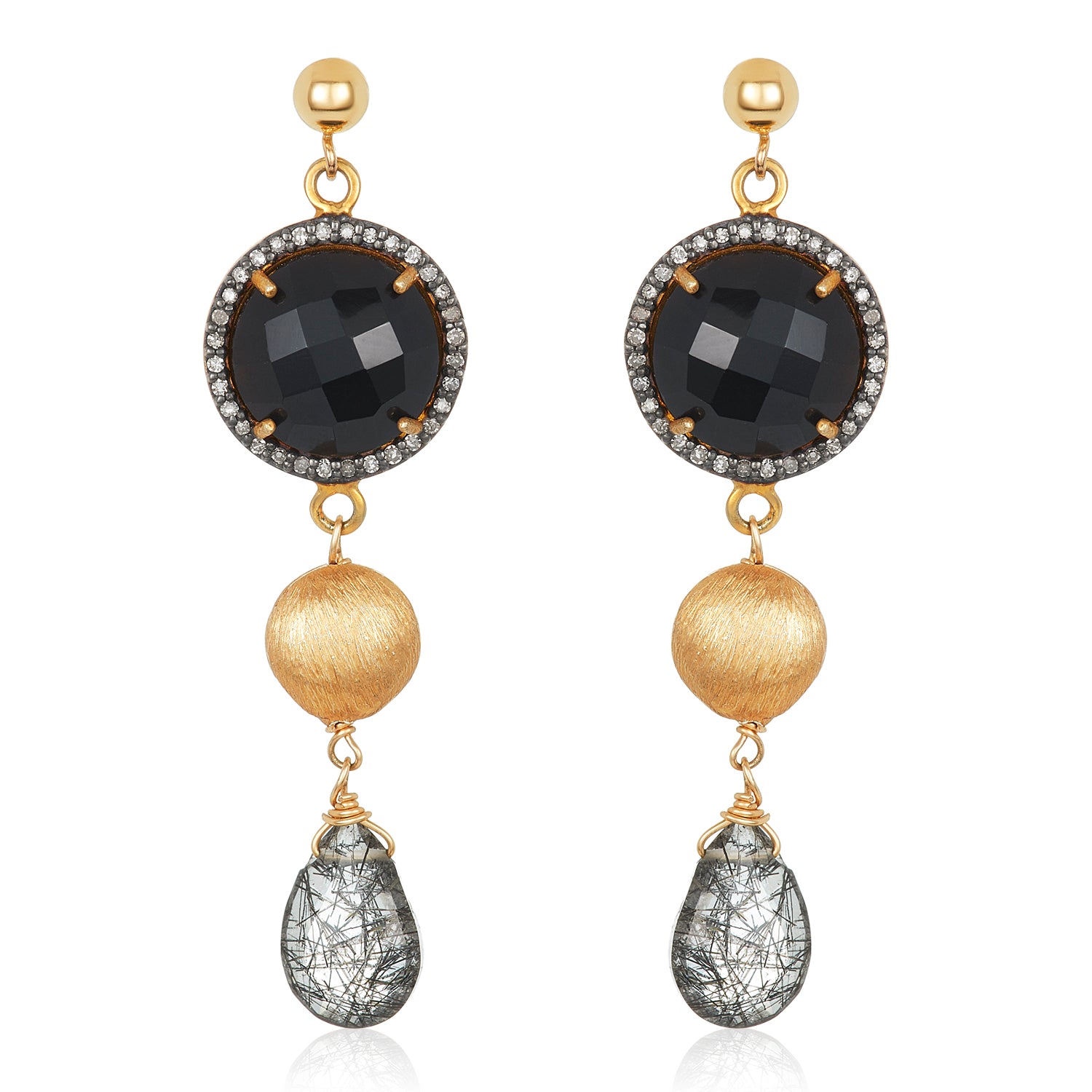 Claudia Earrings-Black