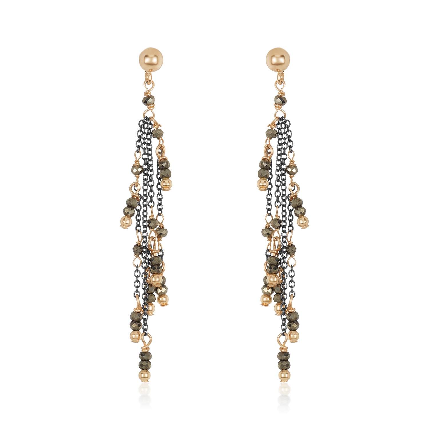 Beaded Tassel Earrings
