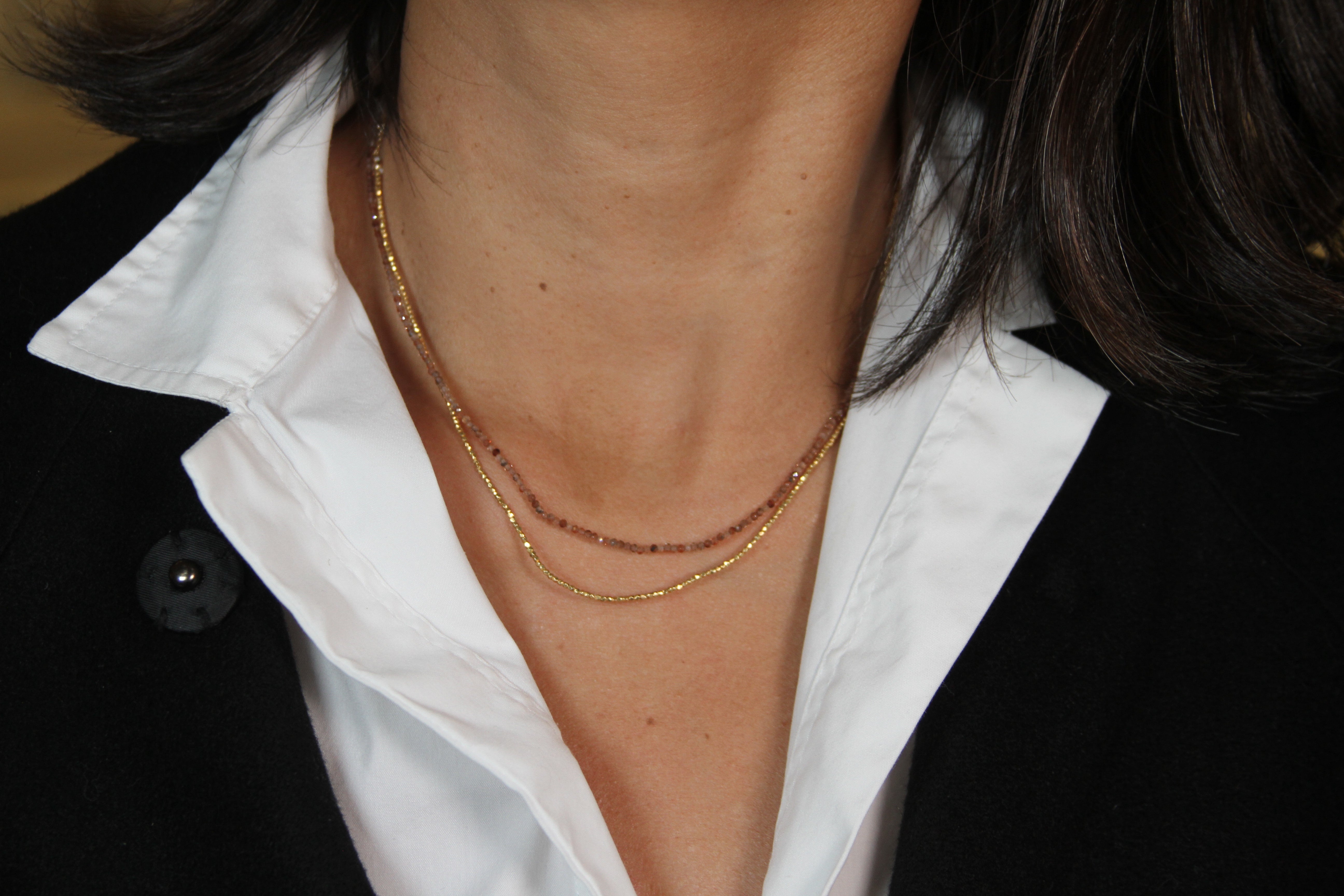 Goldilocks Double Strand Necklace