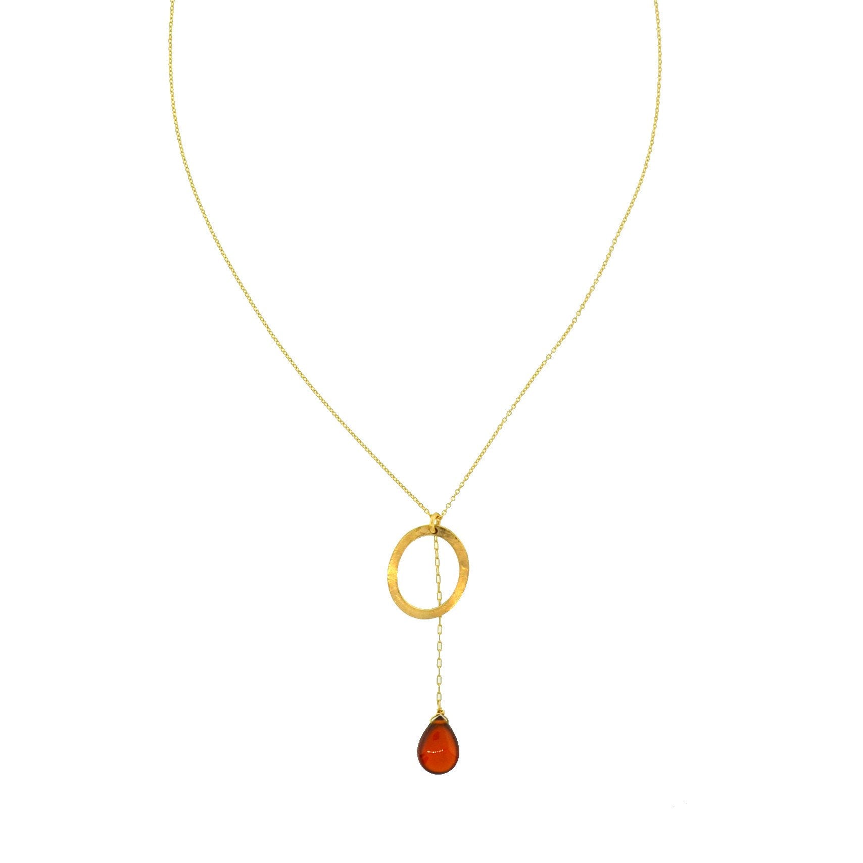 Glimmer Necklace - Garnet Or Turquoise