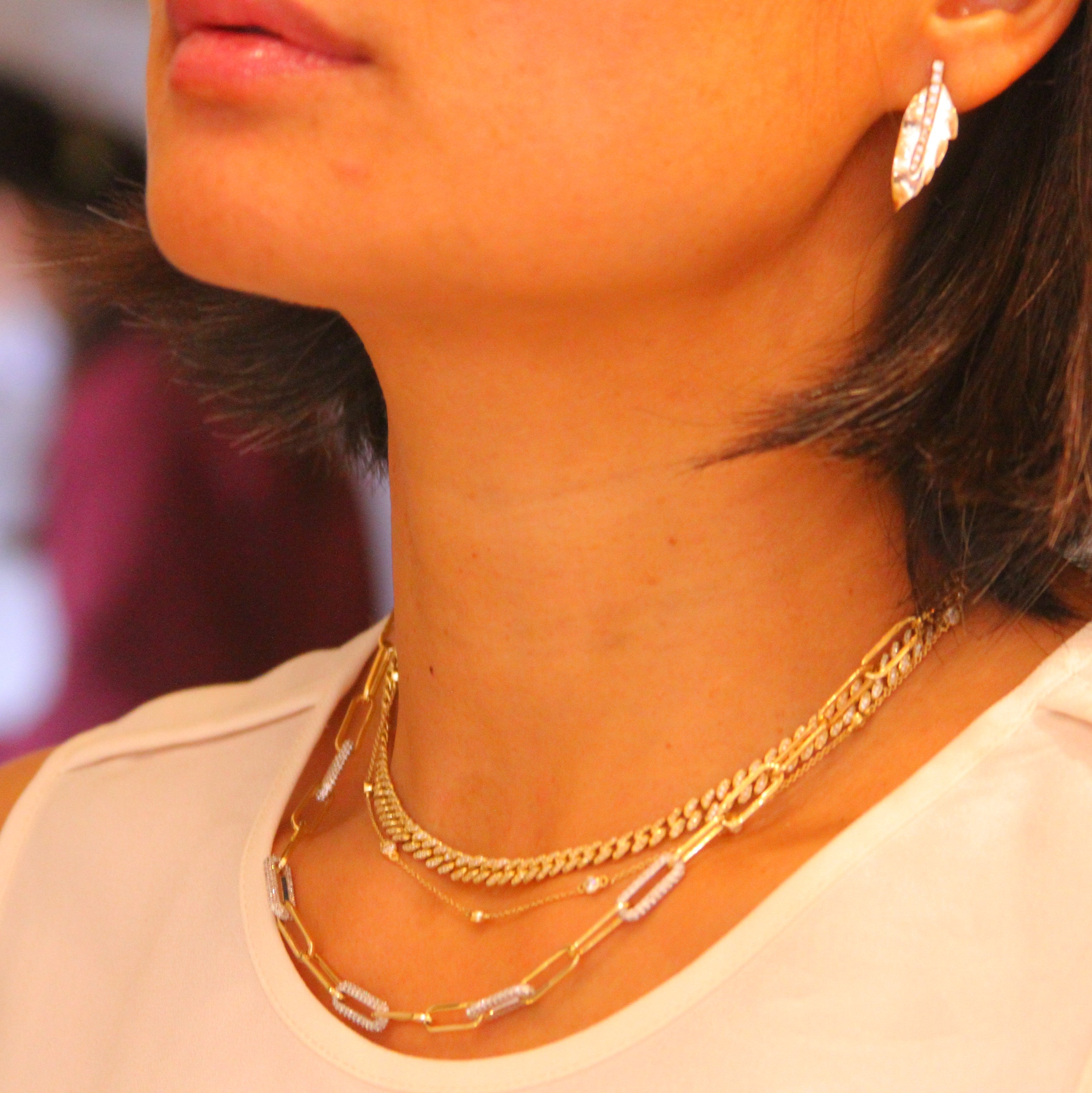 Gracie Leaf Lab-Grown Diamond Studs