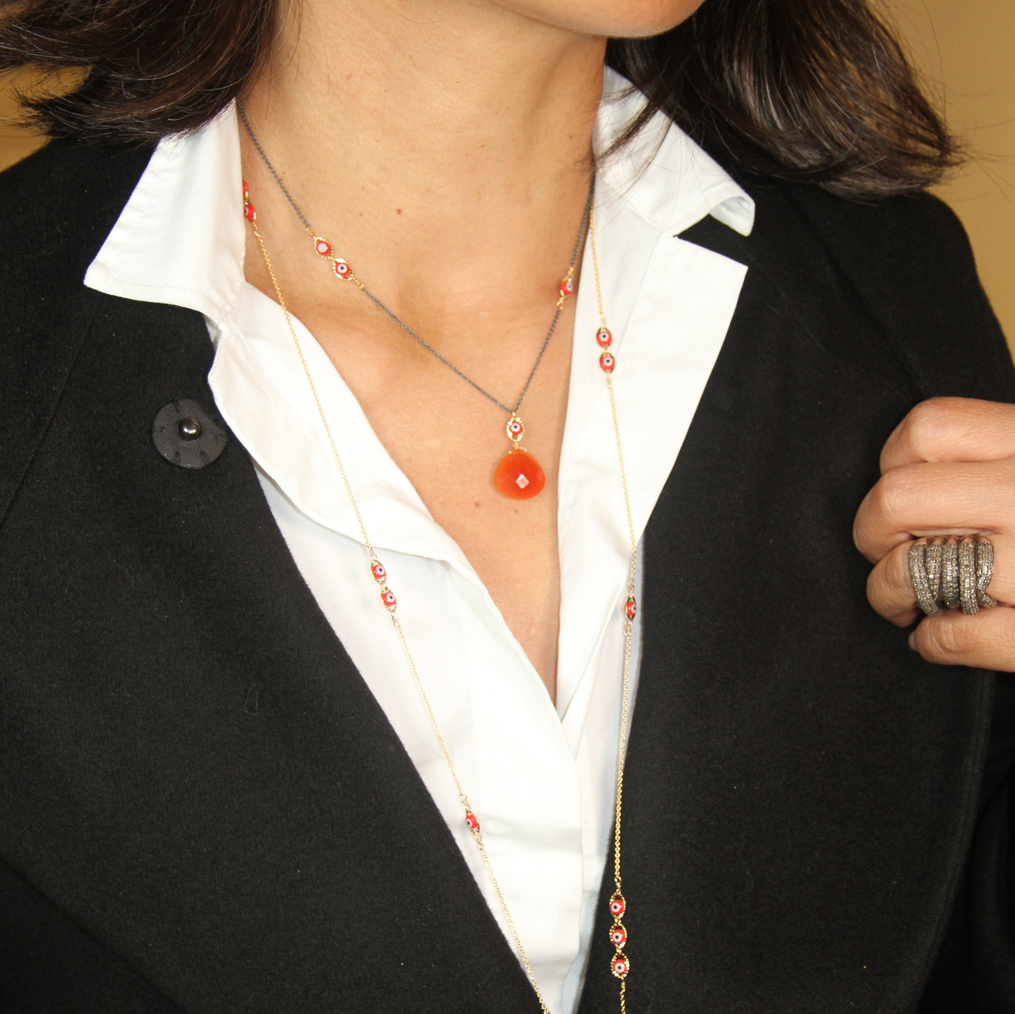 Jennifer Evil Eye Necklace