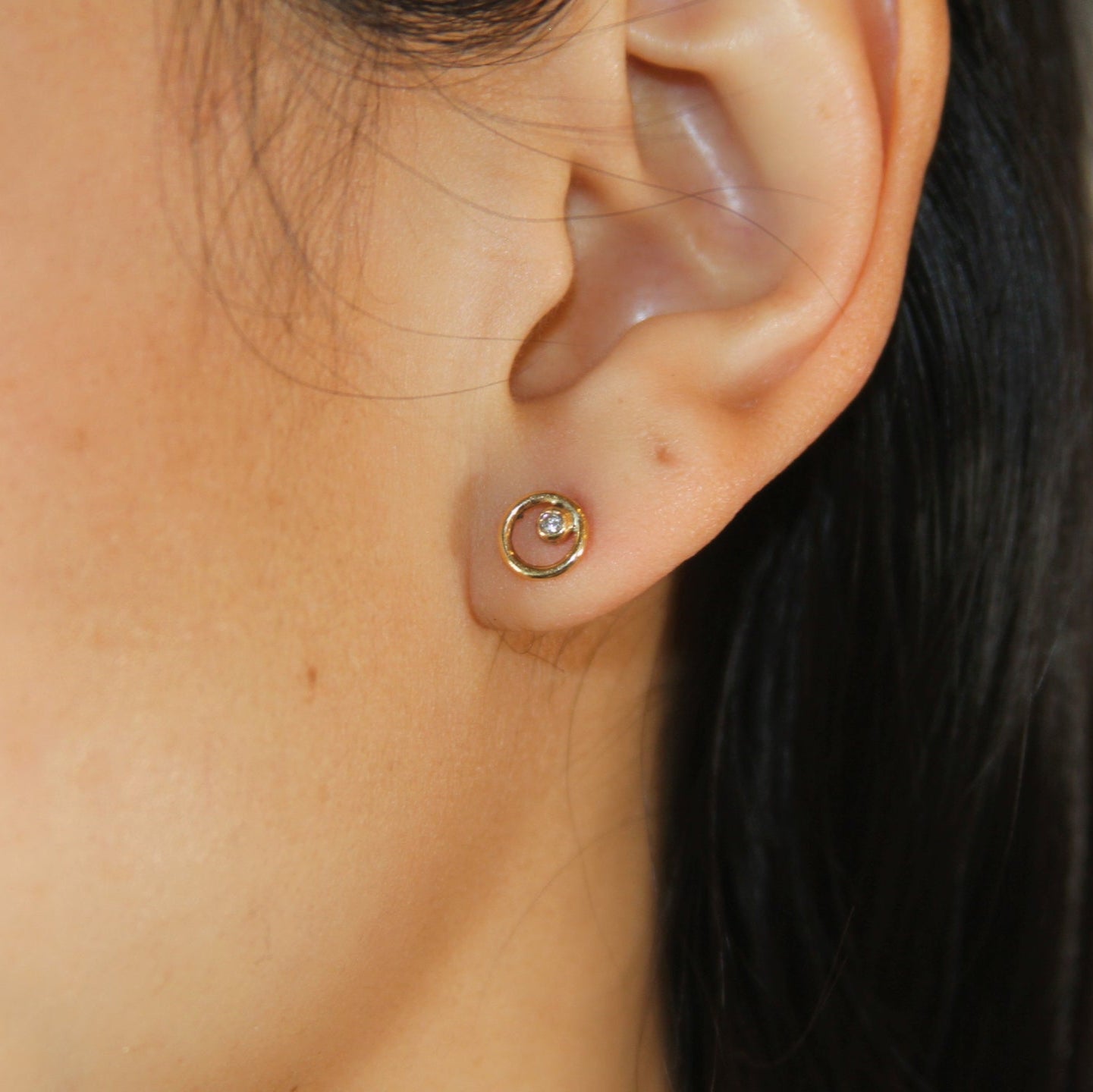 Golden Glory Studs 14k