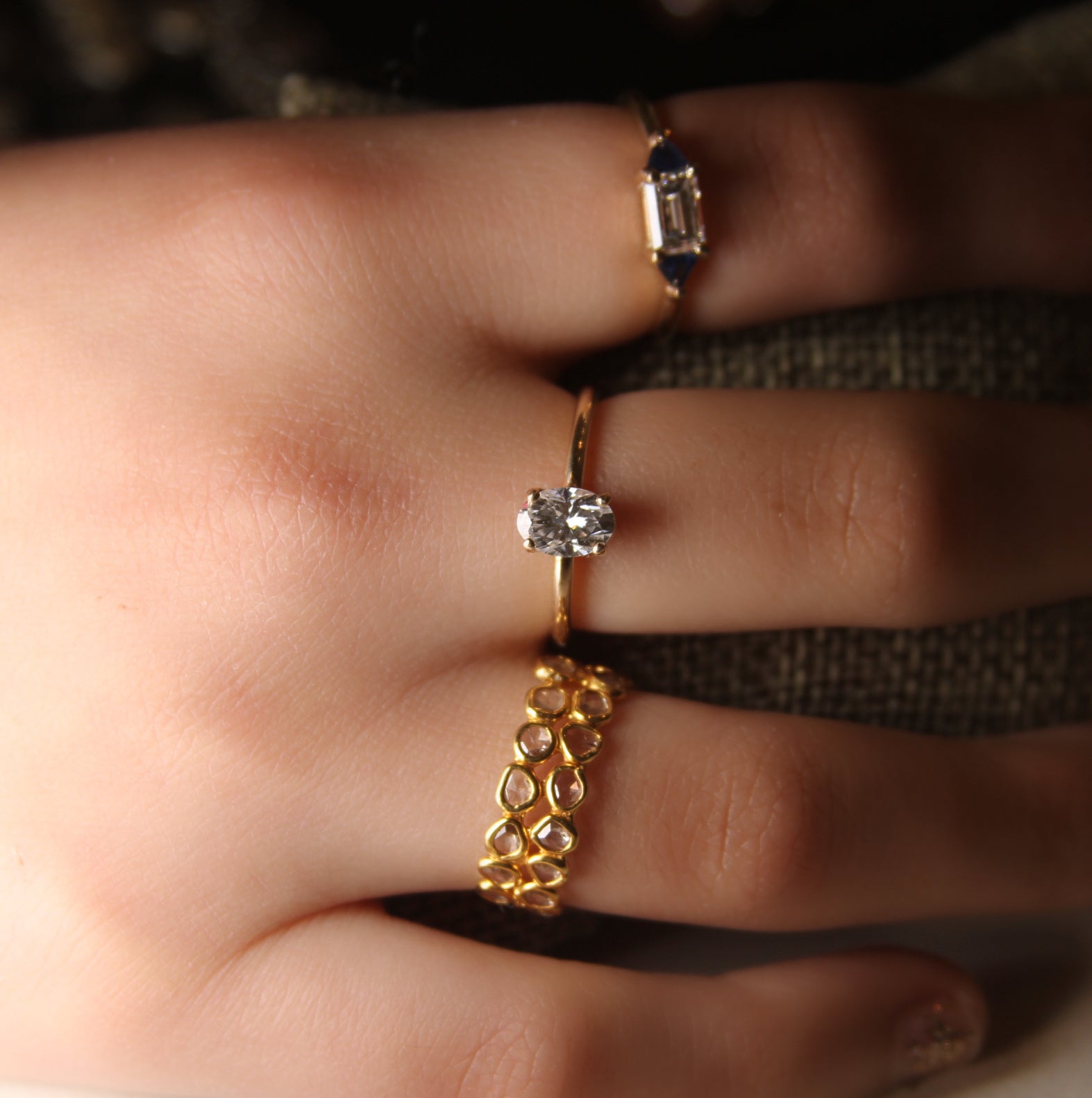 Moissanite Solitaire Ring