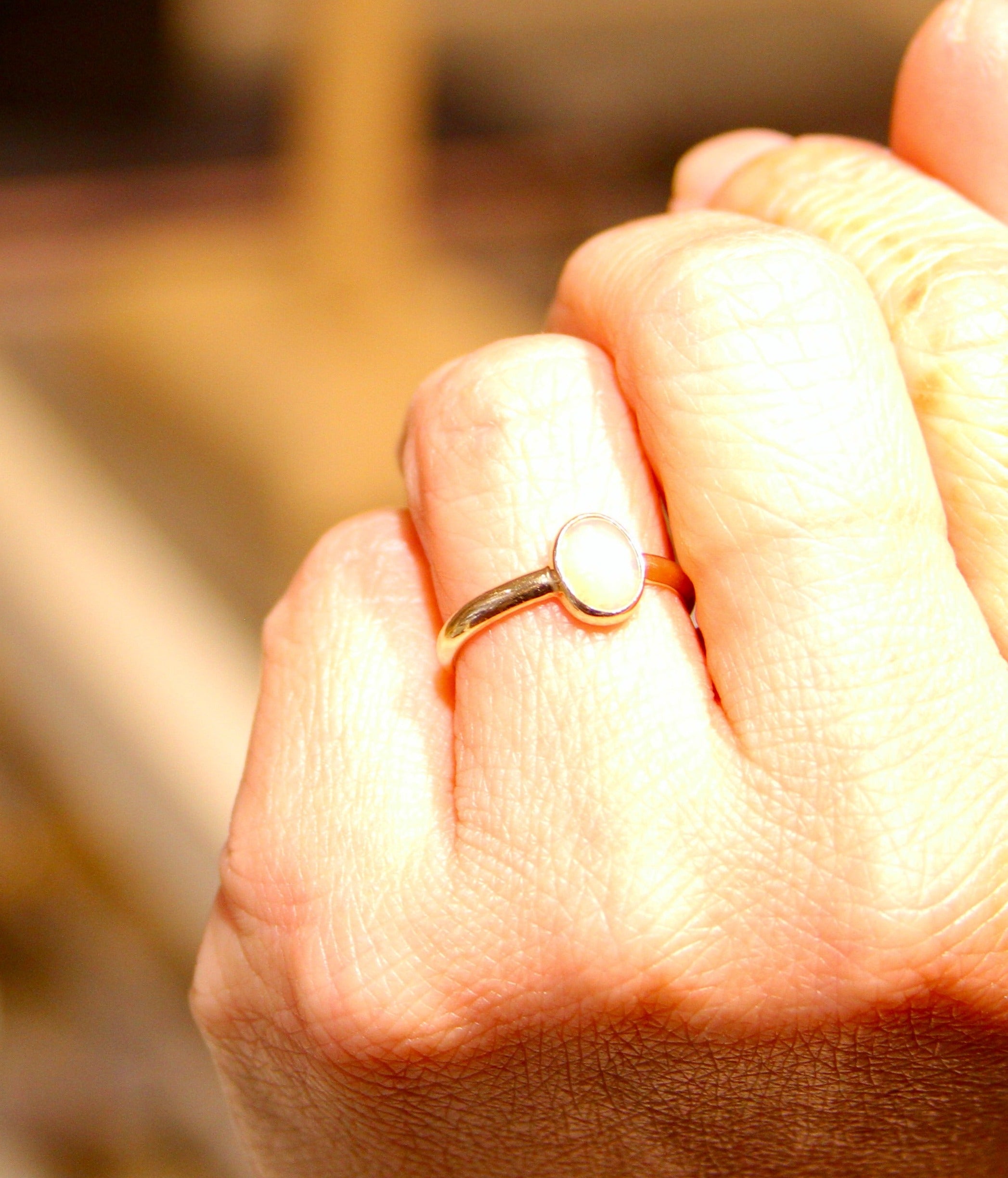 Opal Ring in 14k