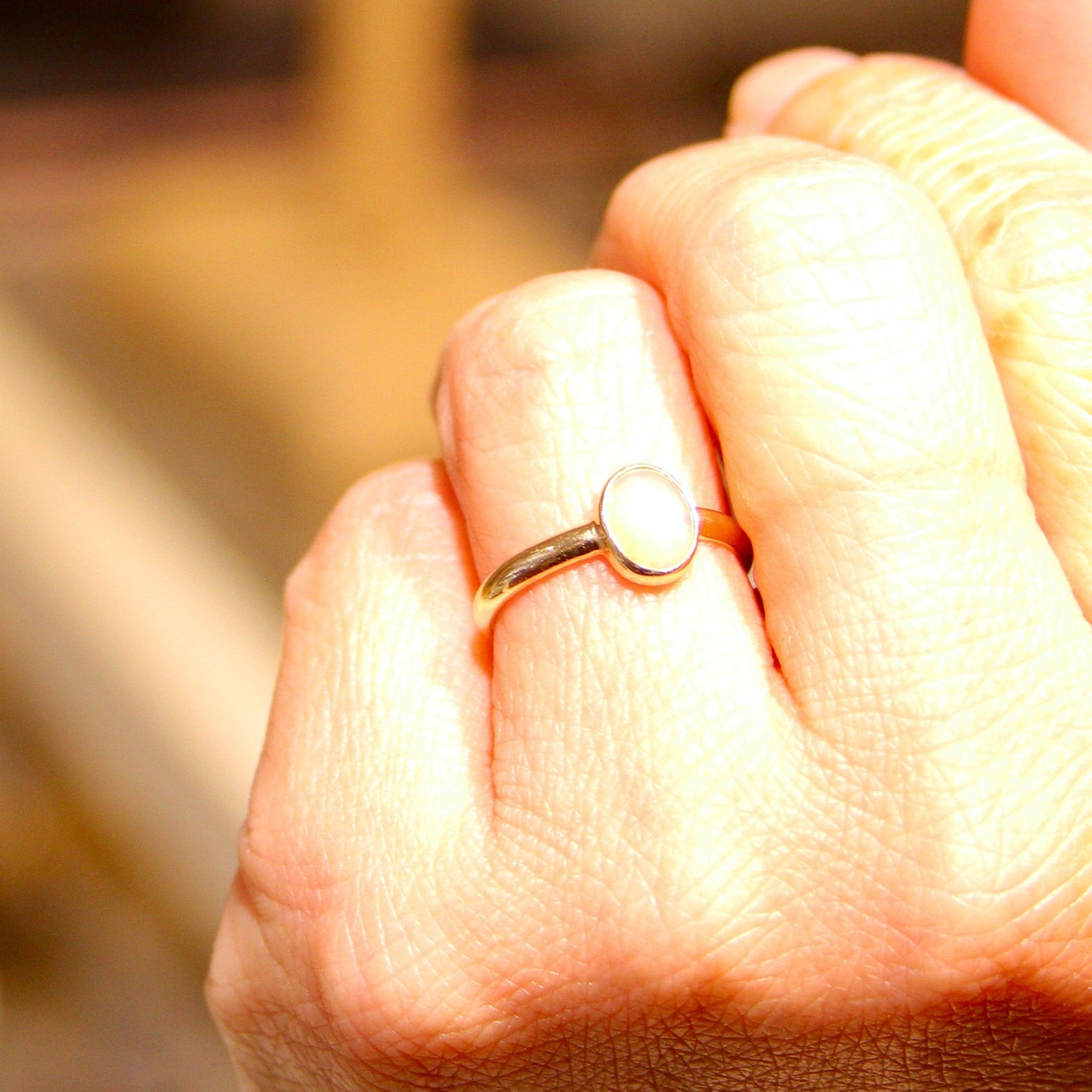 Opal Ring in 14k