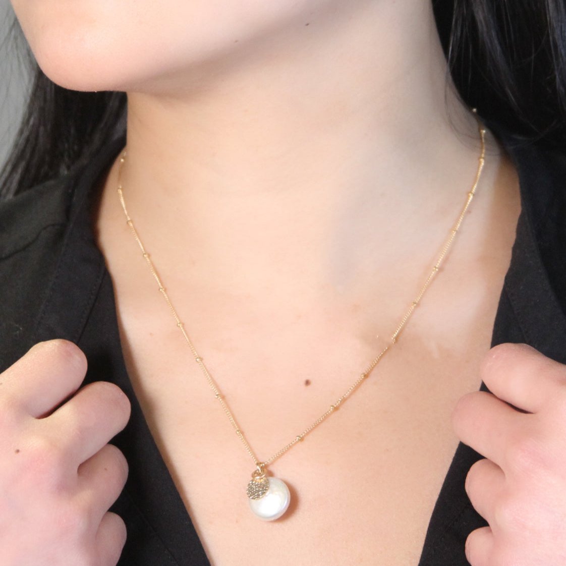 Gypsy Pearl Necklace