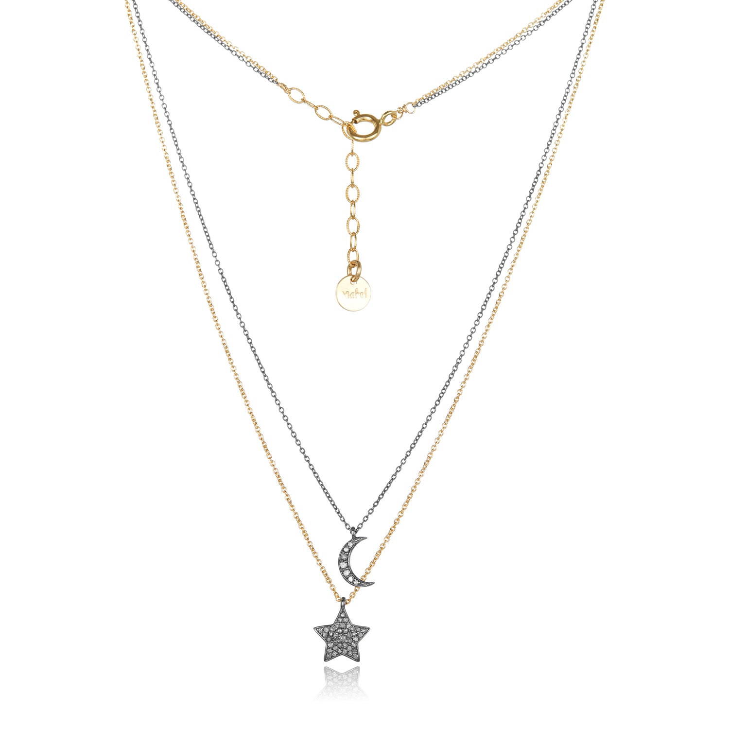 Pave Daimond Night Sky Necklace