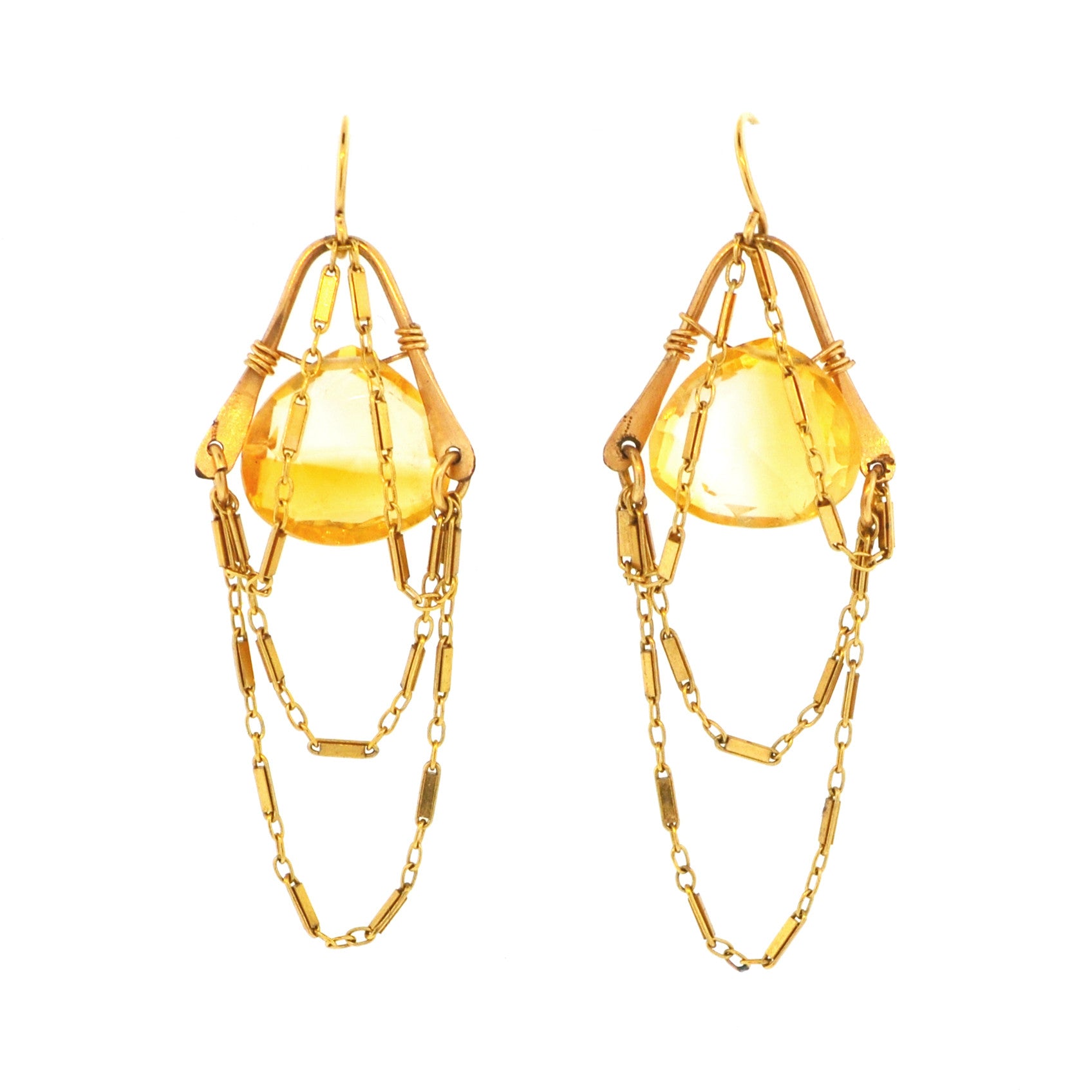 Wishbone Gem Earrings