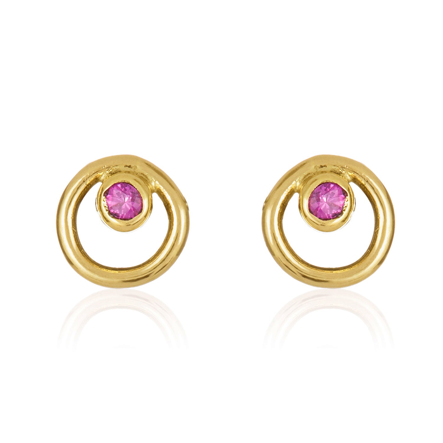 Golden Glory Studs 14k