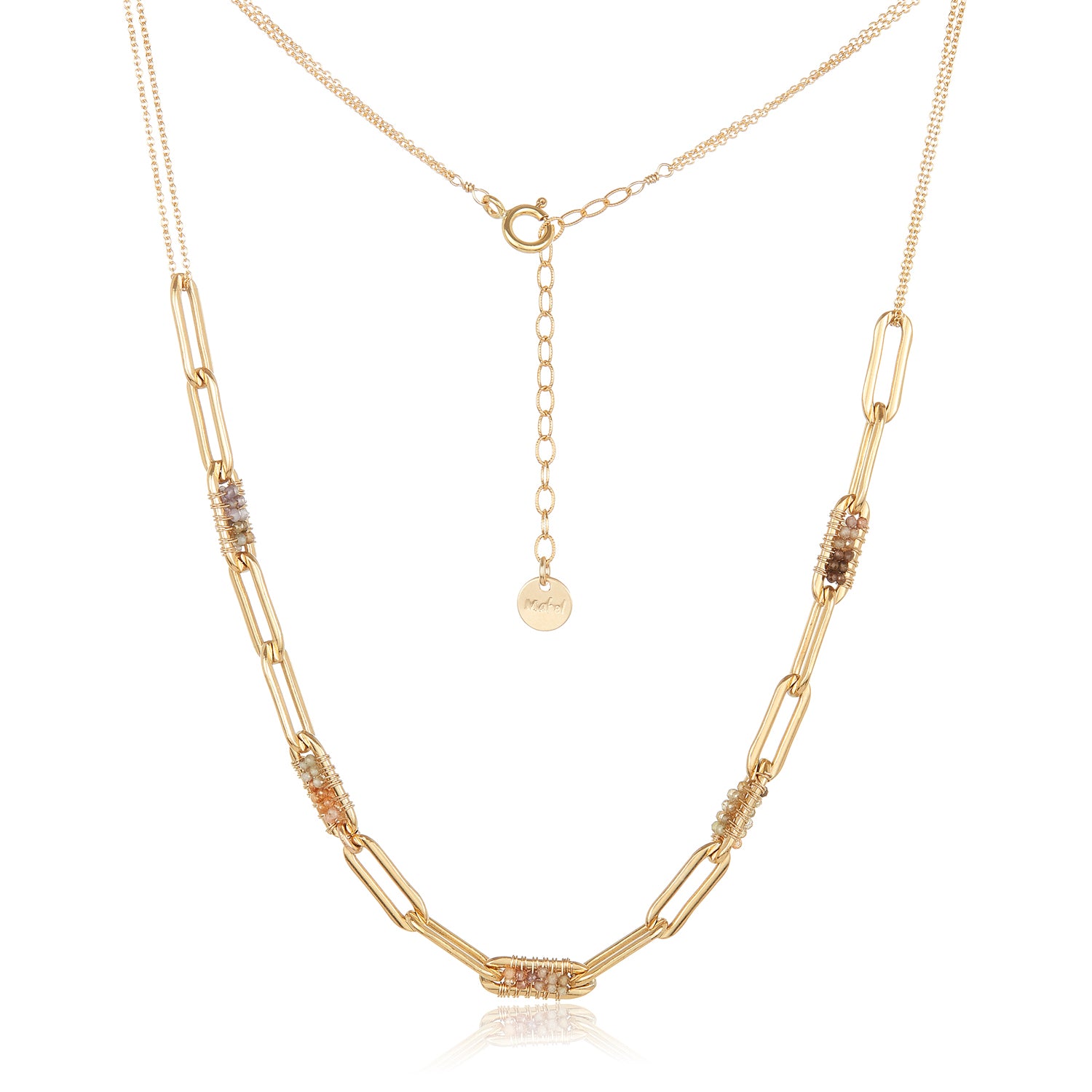 Polina Necklace -Sapphire