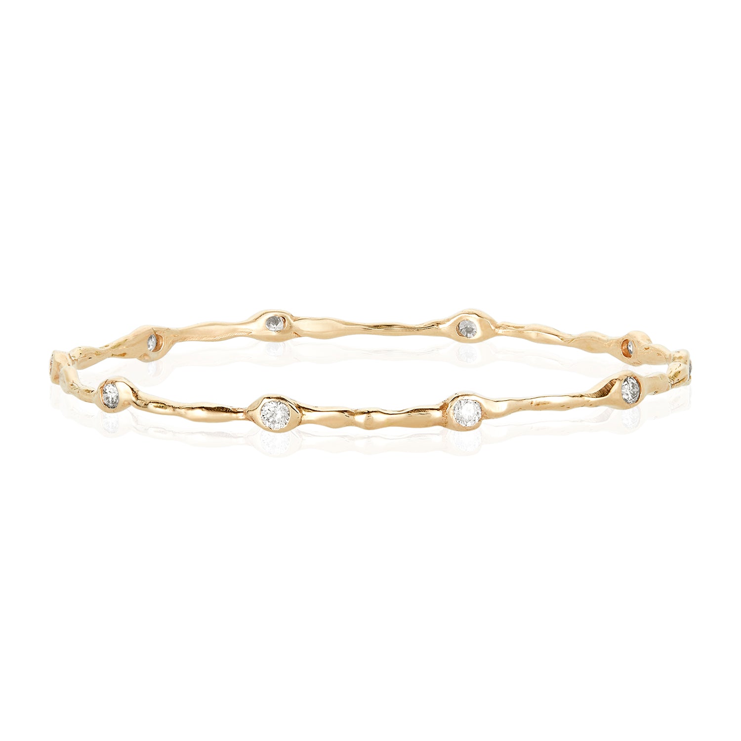 Bamboo Lab Created Diamond Bangle II