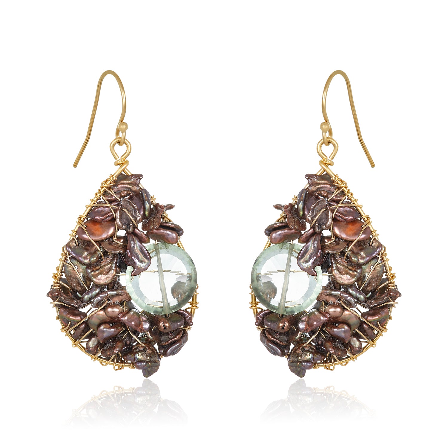Under The Sea Pearl Earrings