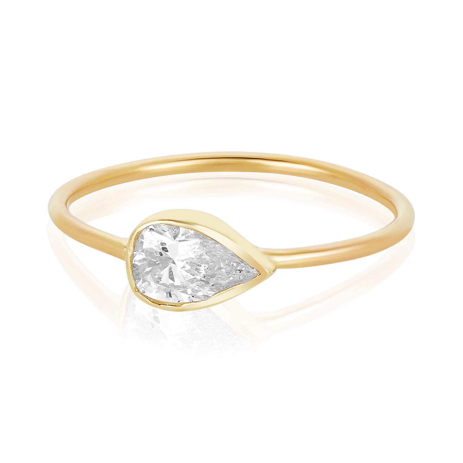 Raindrop In Lab-grown Diamond Ring