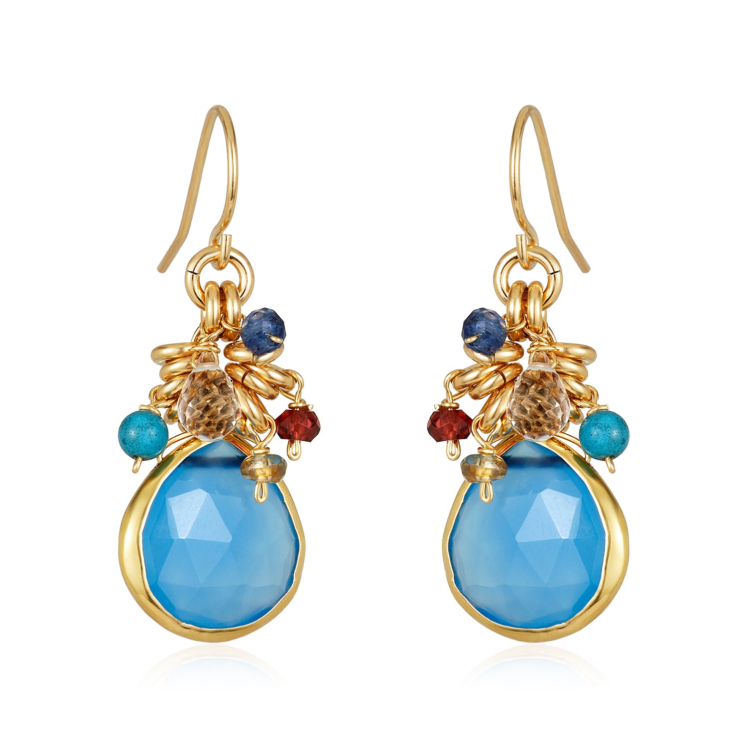 Lina Chalcedony Earrings