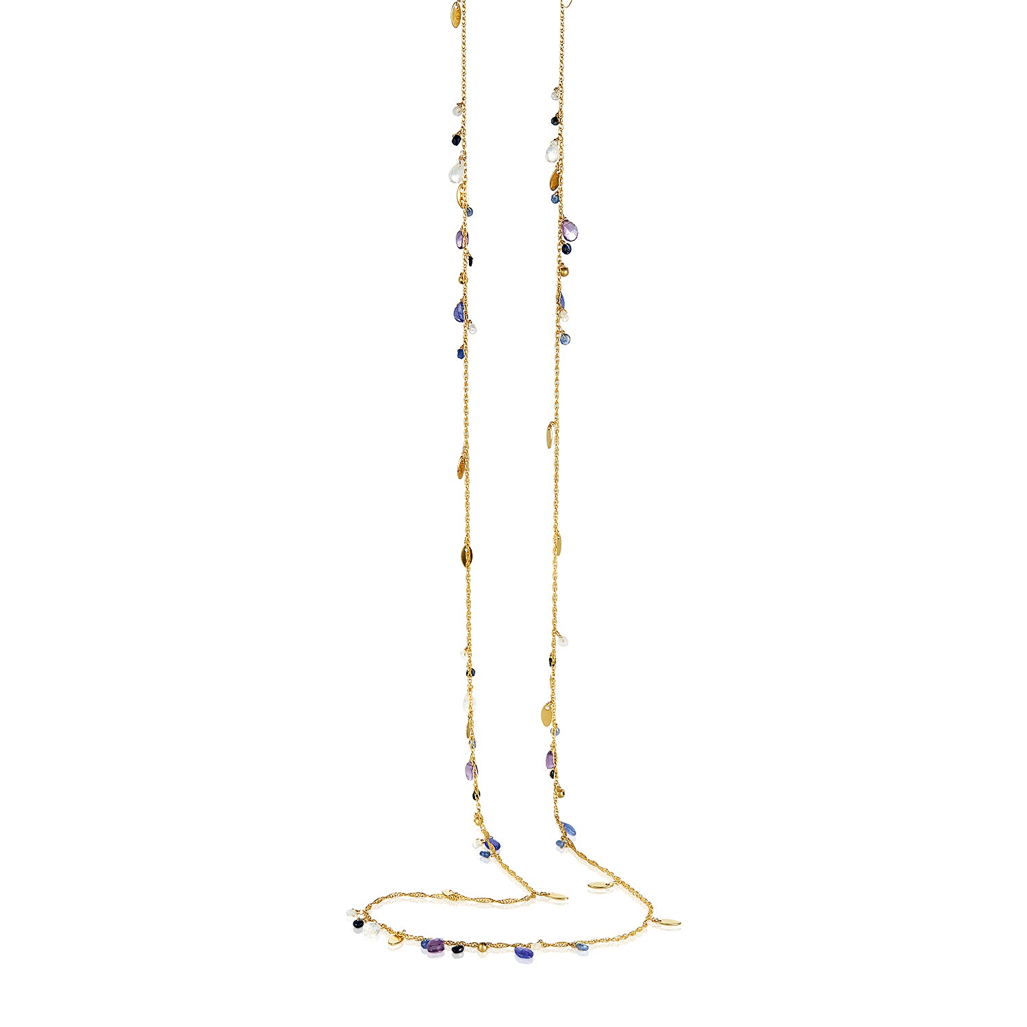 Leaf & Petal Long Necklace