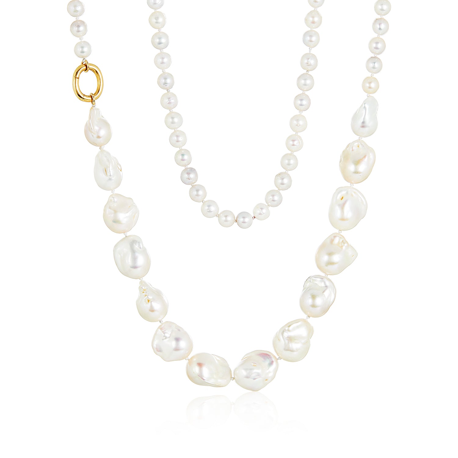 Kylie Baroque Pearl Necklace
