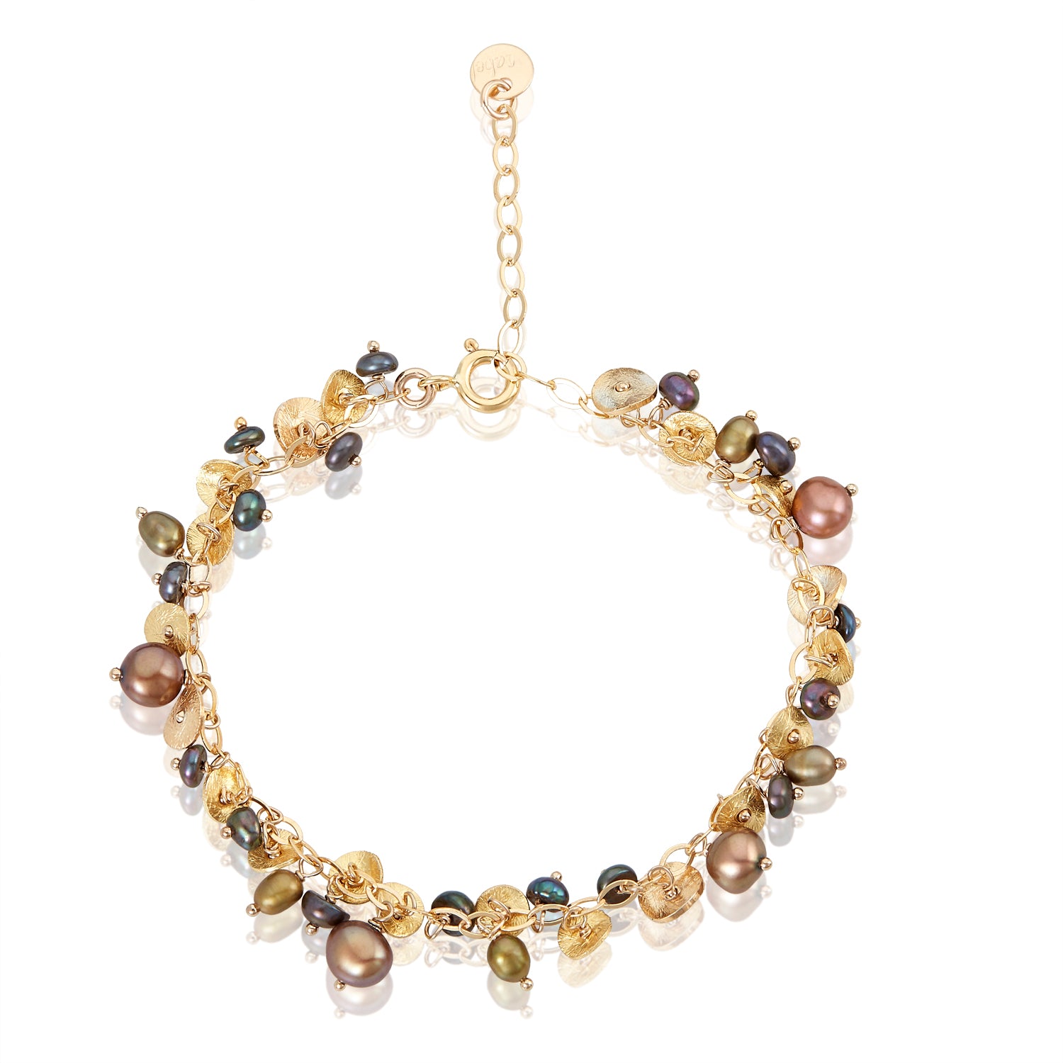 Bethany's Pearl Charm Bracelet