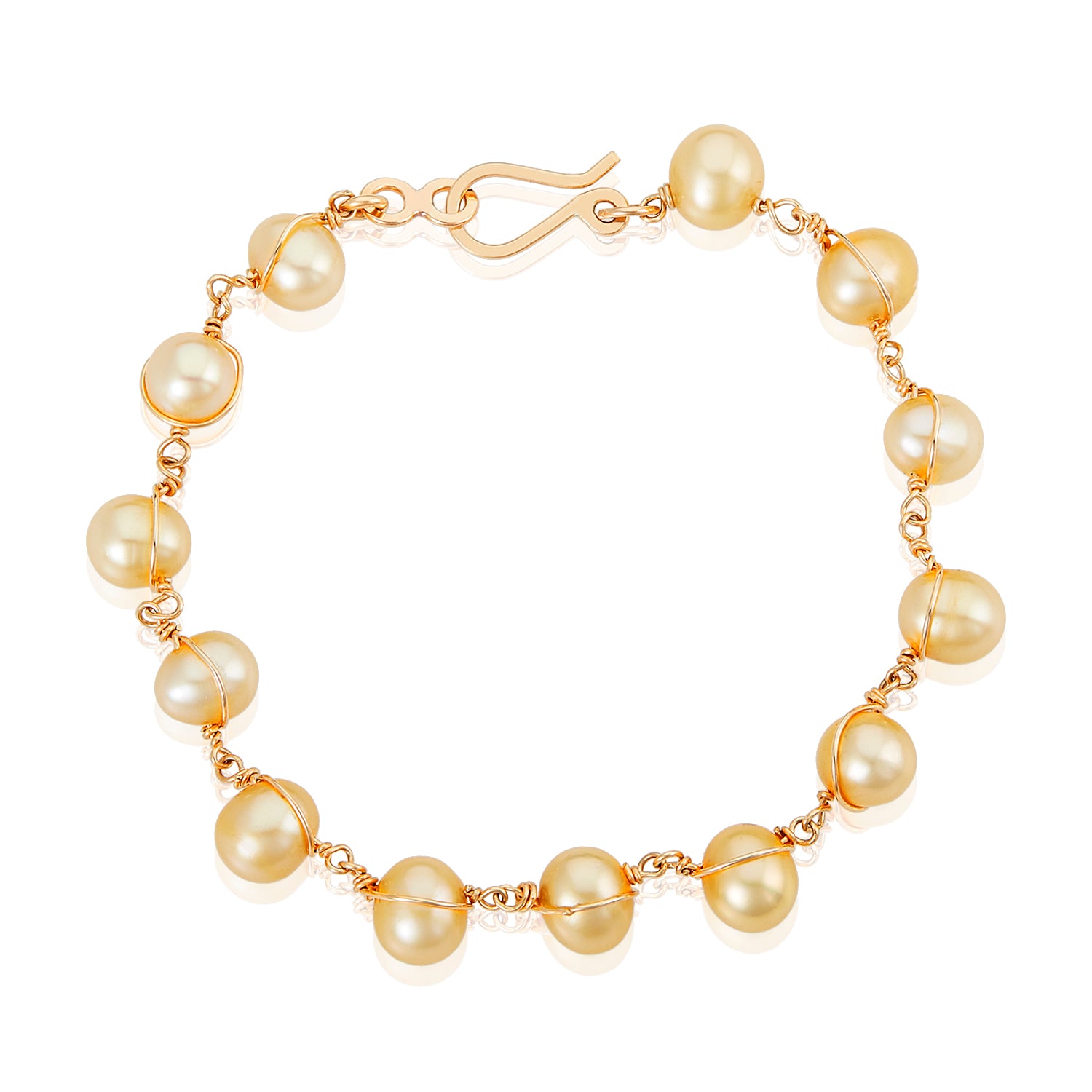 Golden Pearl Bracelet