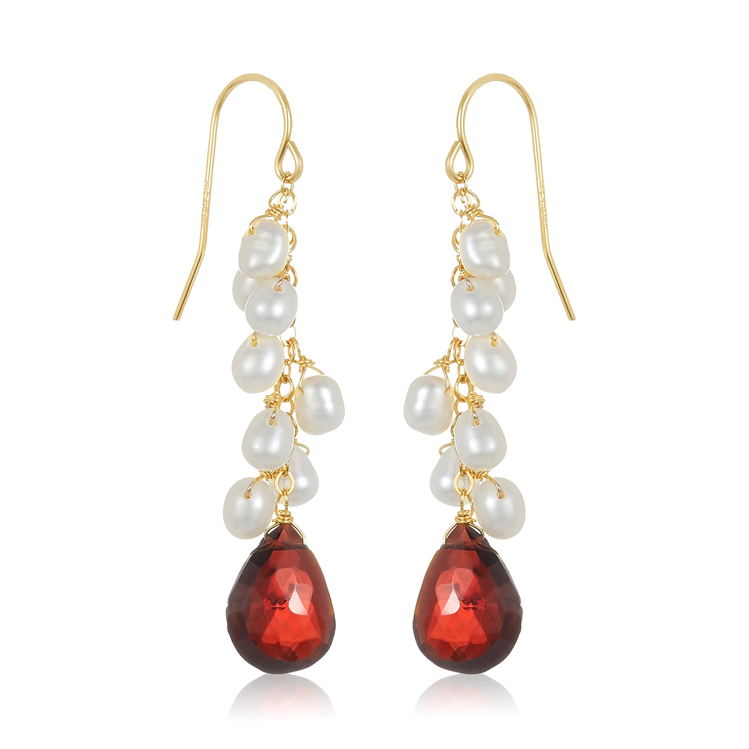 Hera Garnet Earrings