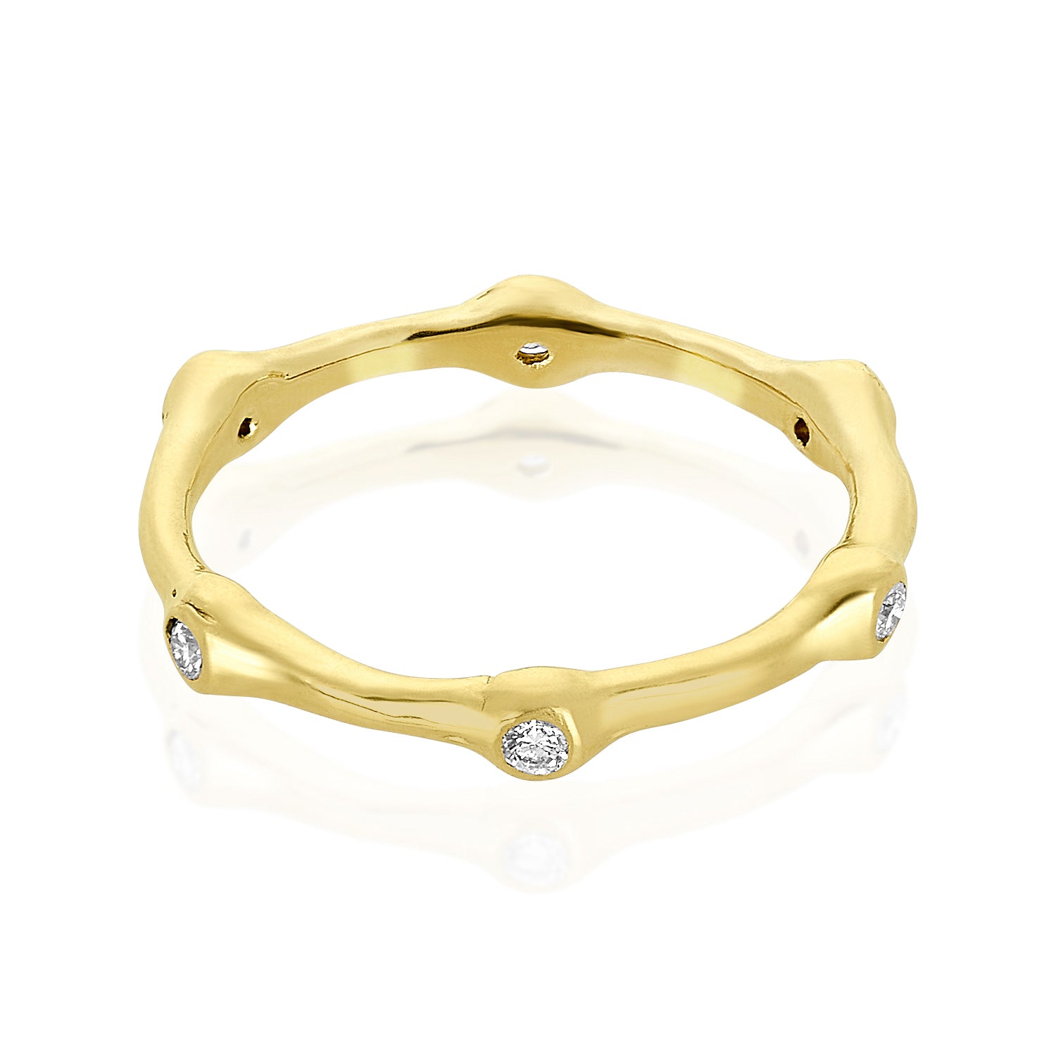 Amirah Bamboo Diamond Ring