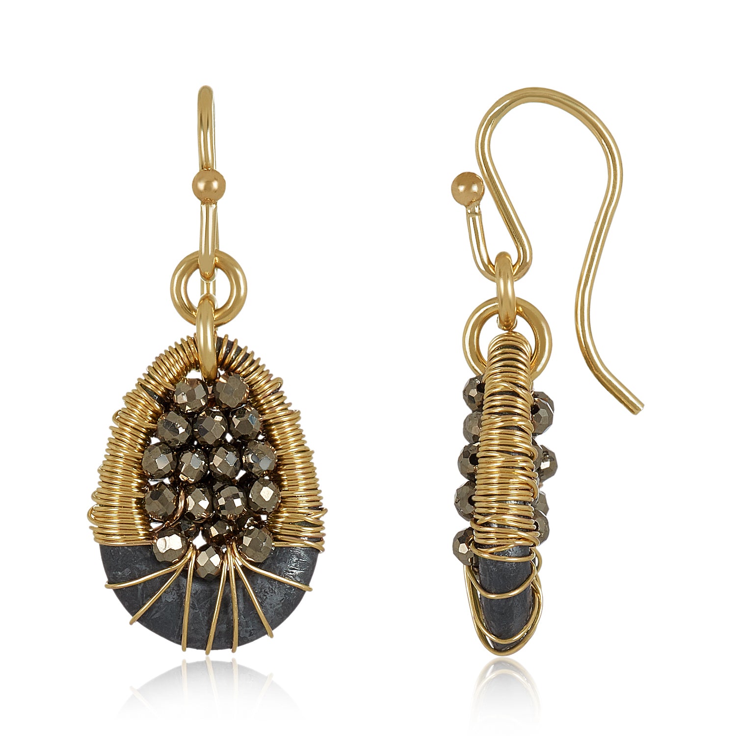 Mini Nopa Earrings - Gold