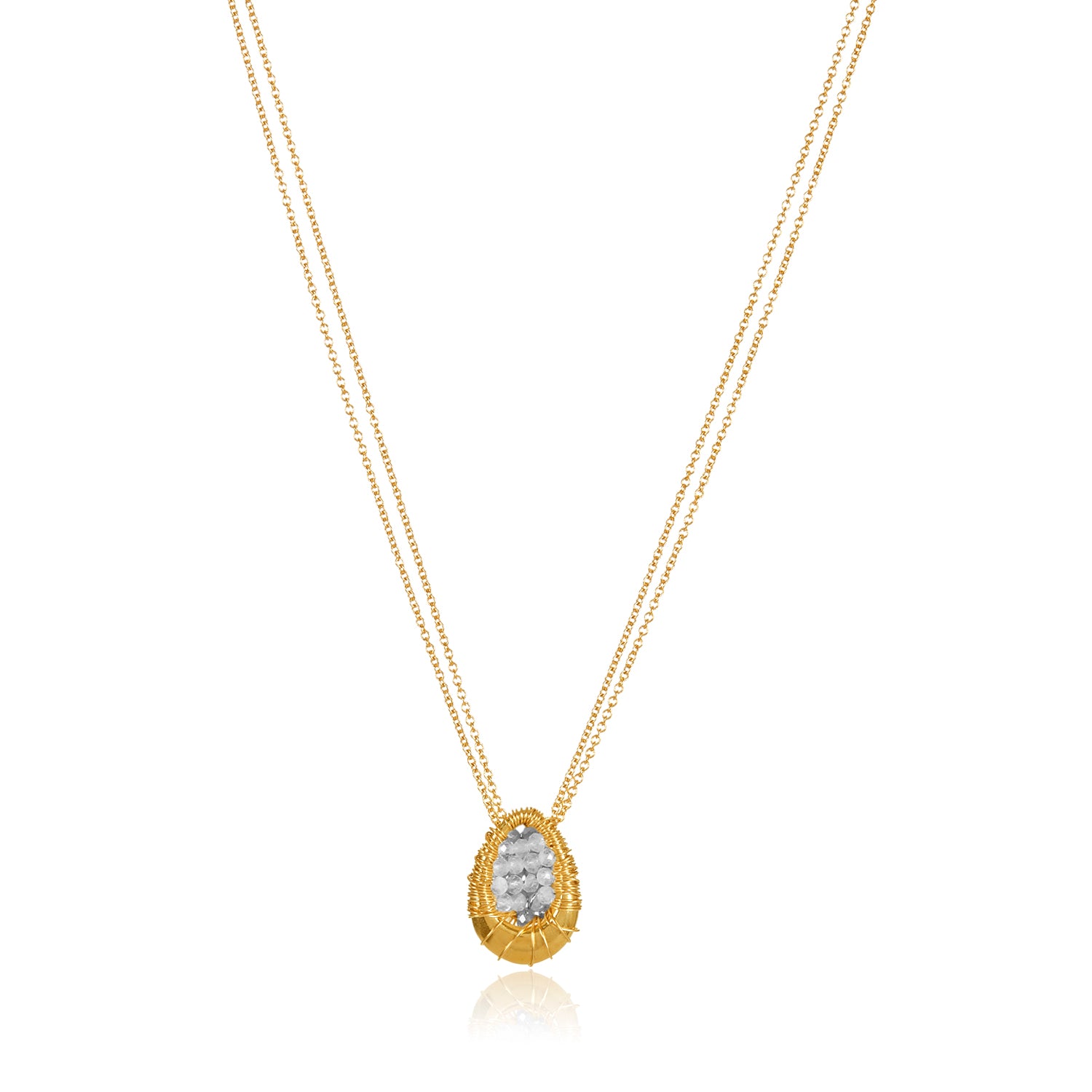 Mini Double Face Nopa Necklace